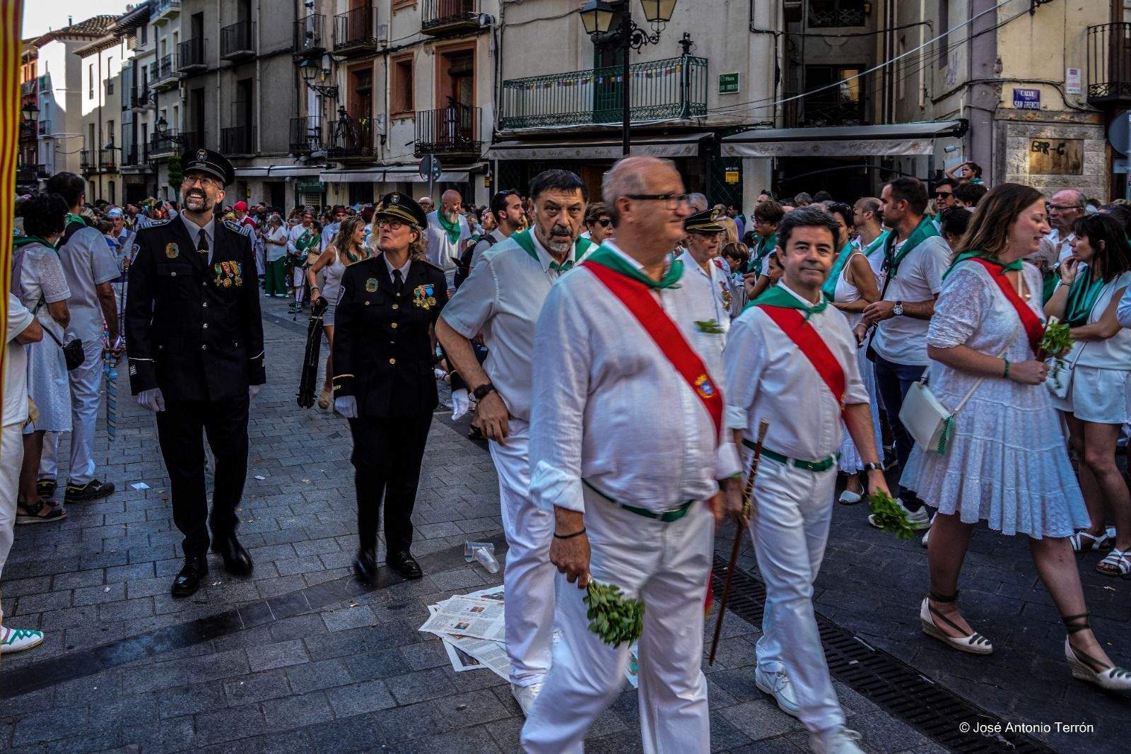 Procesión del 10 de agosto. Foto José Antonio Terrón
