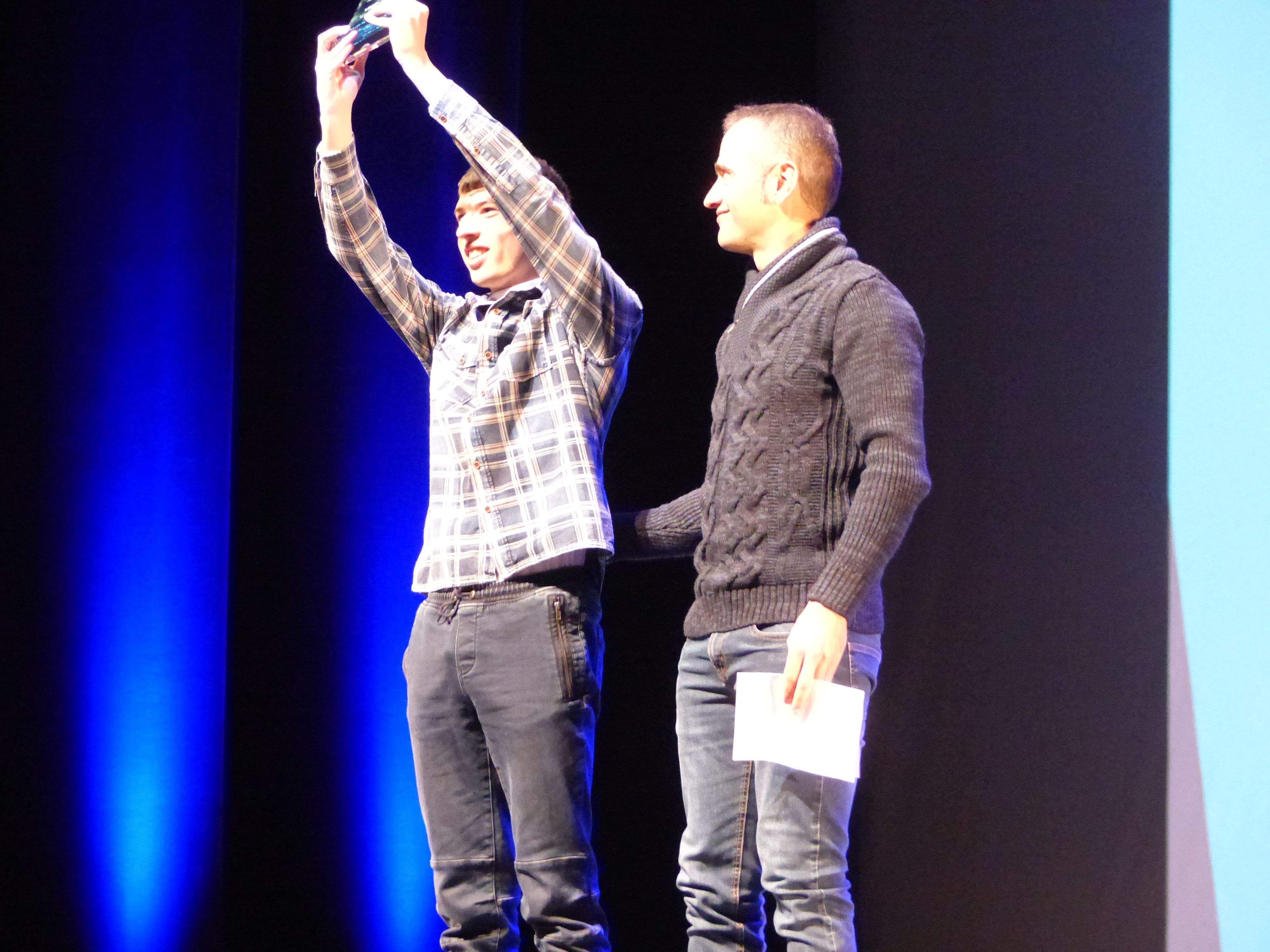 Marcos Calvo, Mención Especial. Foto Deporte Cantera Sabiñánigo