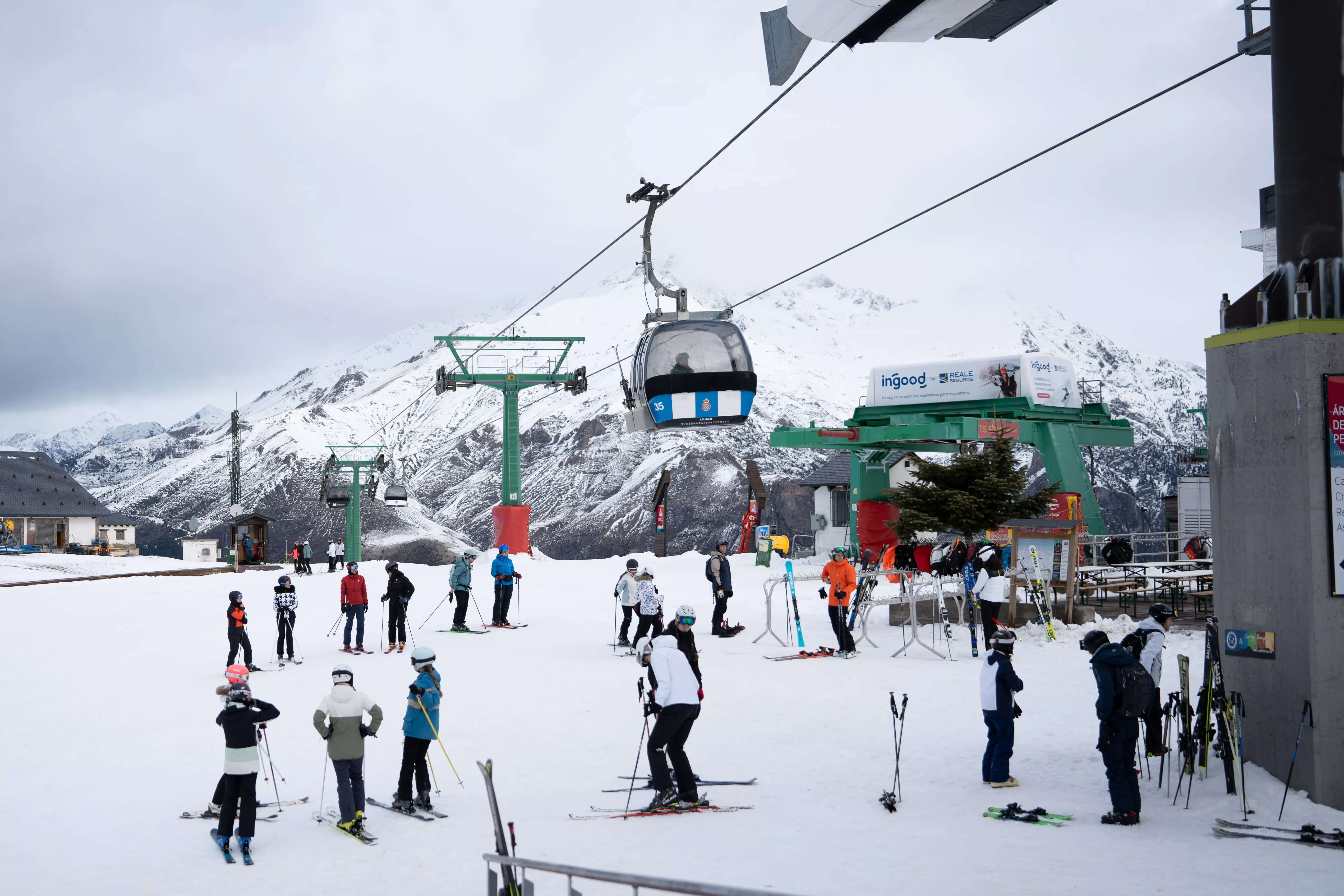 fin de semana en Aramón, pistas y Marchica, Panticosa