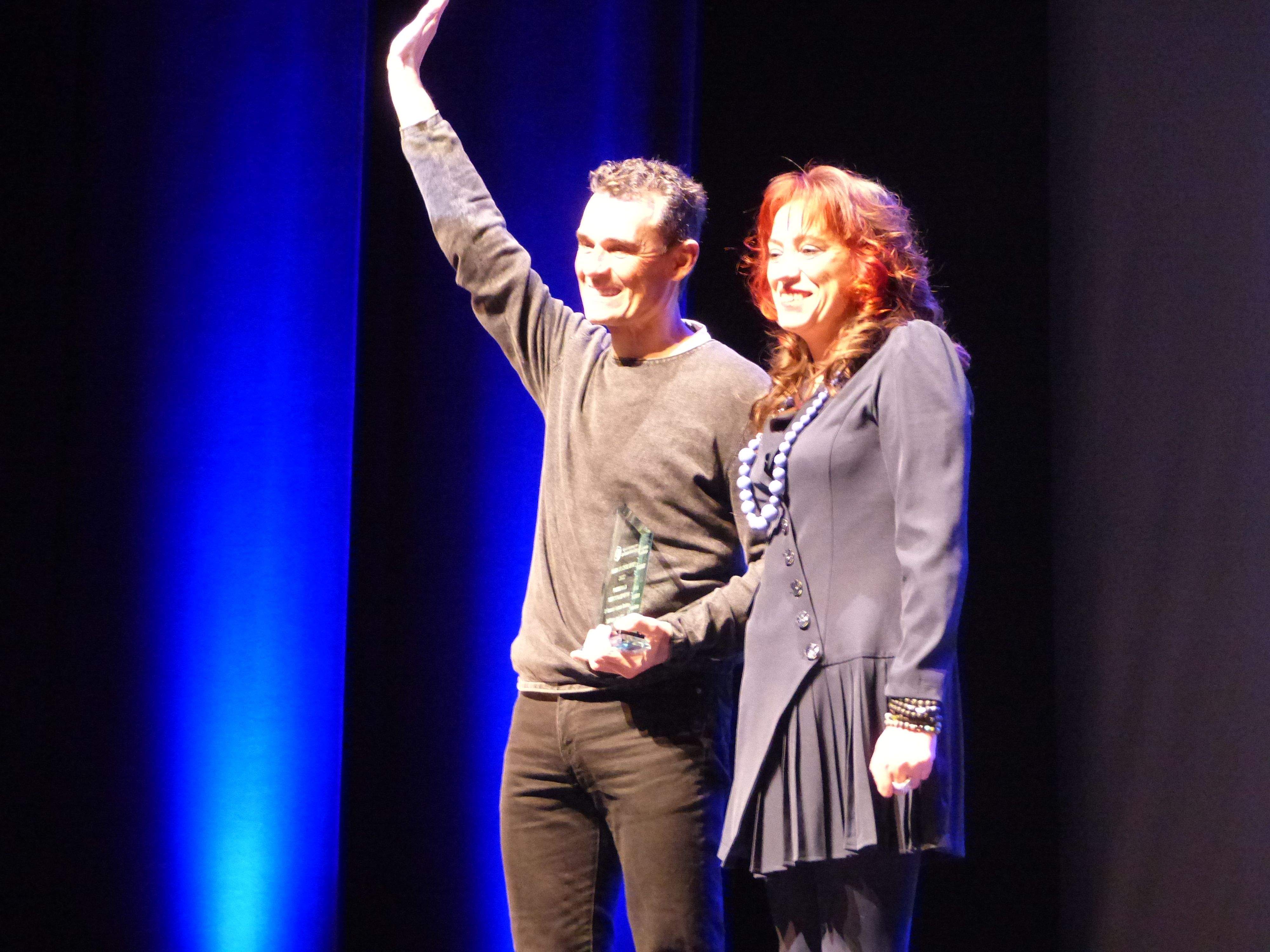 Premio Trayectoria Deportiva a Fernando Fañanás. Foto Deporte Cantera Sabiñánigo
