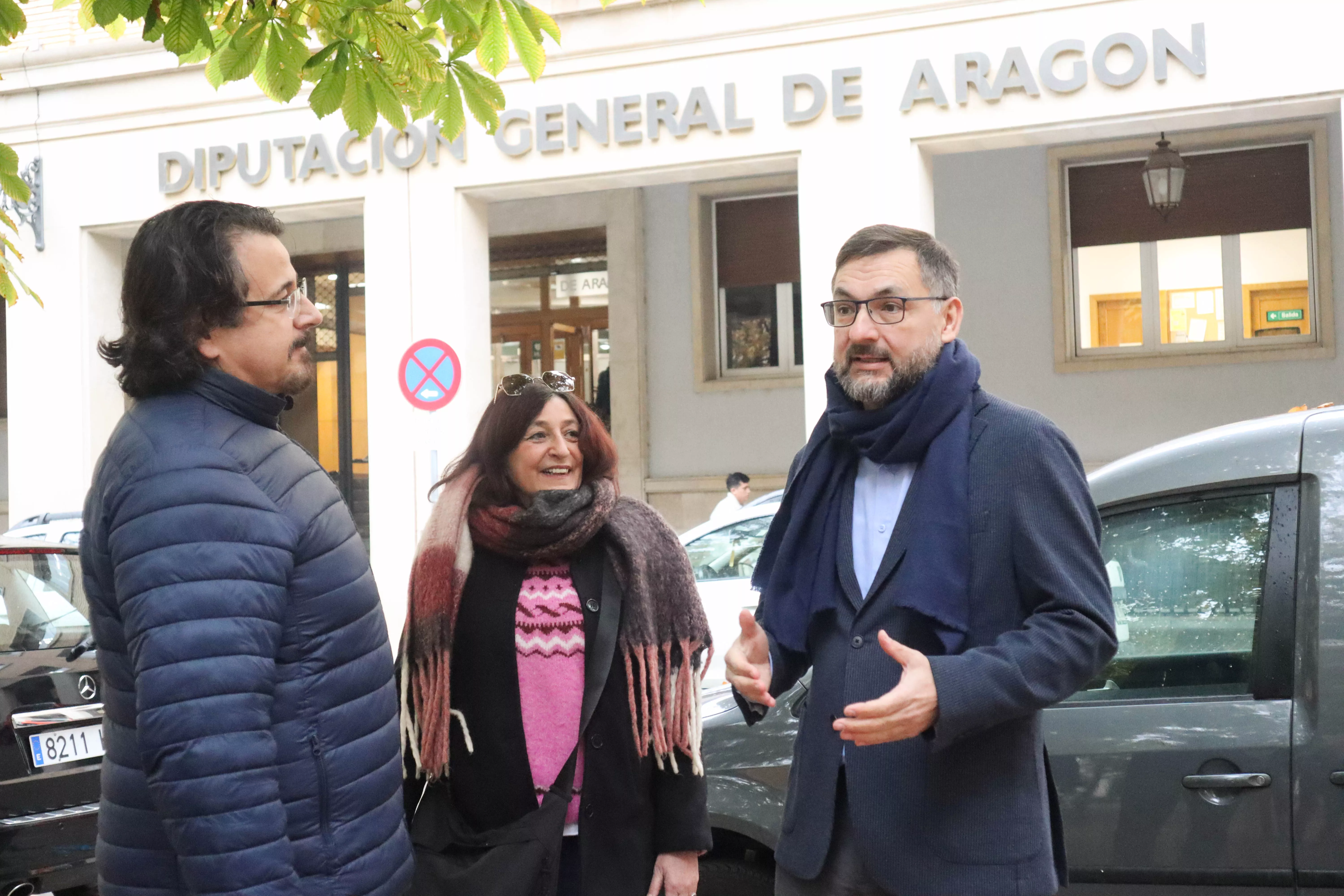 José Luis Rubión, Susana Magán y Fermín Civiac.