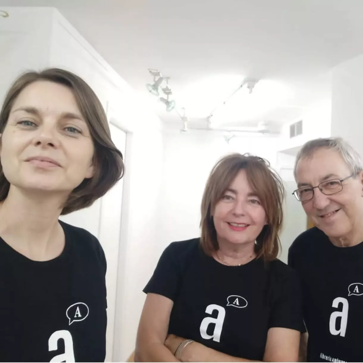 Marta Bosque, Ana Mora y Chema Aniés.