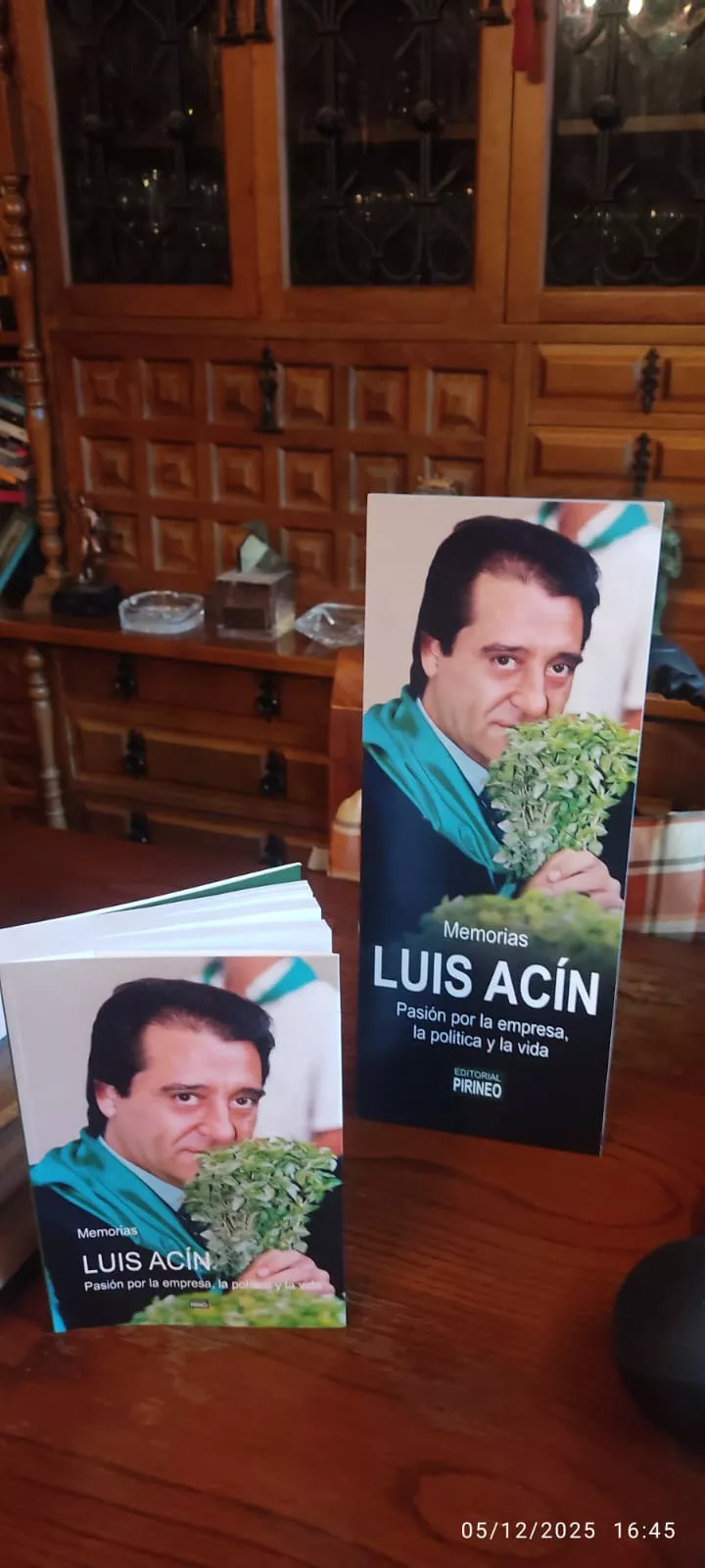 Libro de memorias de Luis Acín
