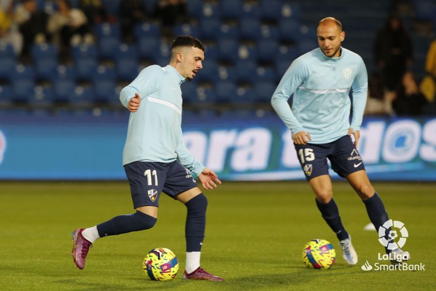 Partido disputado entre Las Palmas y la SD Huesca. Foto La Liga 