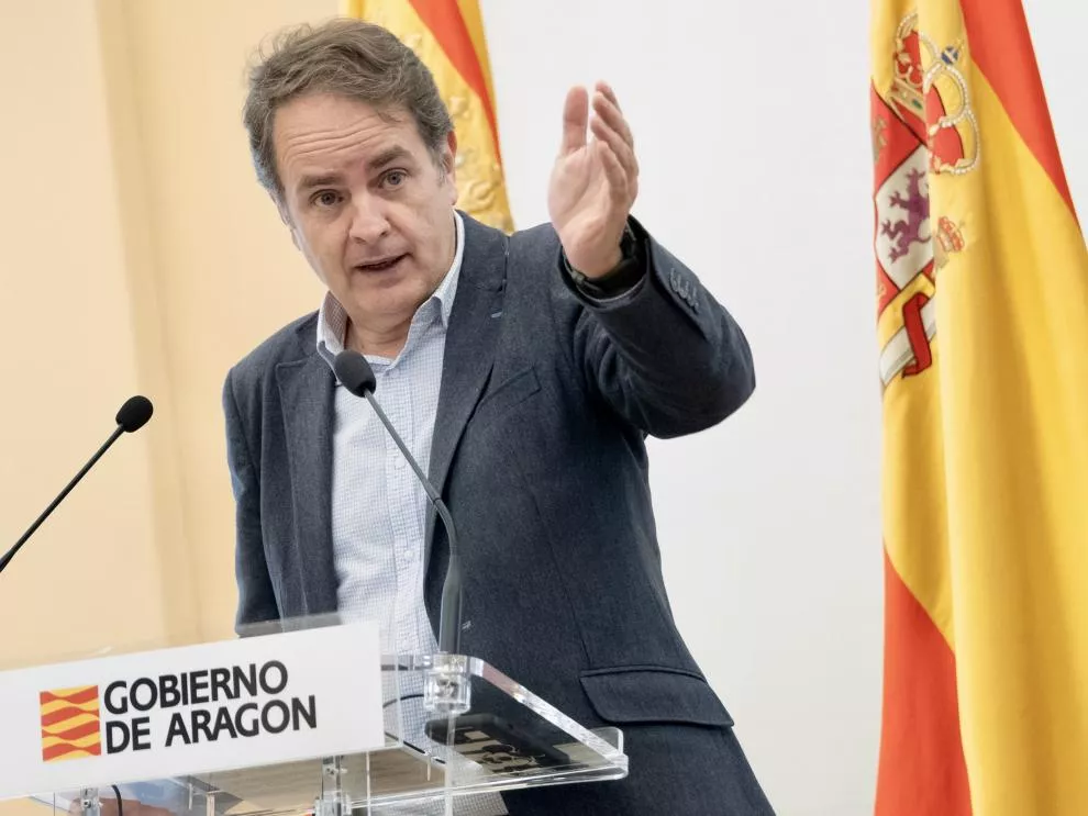 Robierto Bermúdez de Castro en su comparecencia tras la reunión con VOX