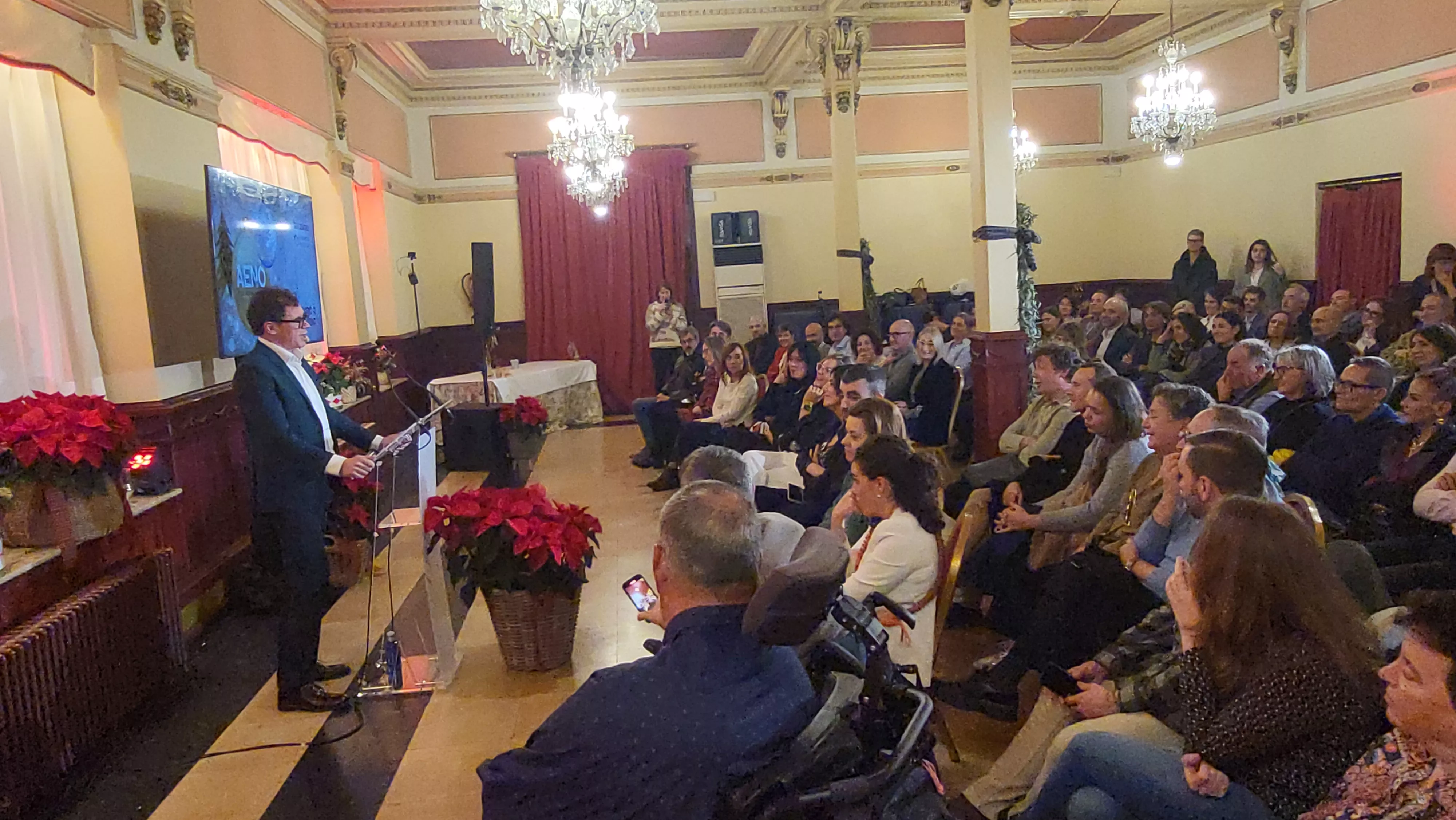  Brindis Solidario de la Asociación de Comerciantes de Huesca. Foto Mercedes Manterola