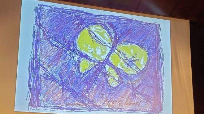 Dibujo de Helga Weissová Dibujo de Helga Weissová