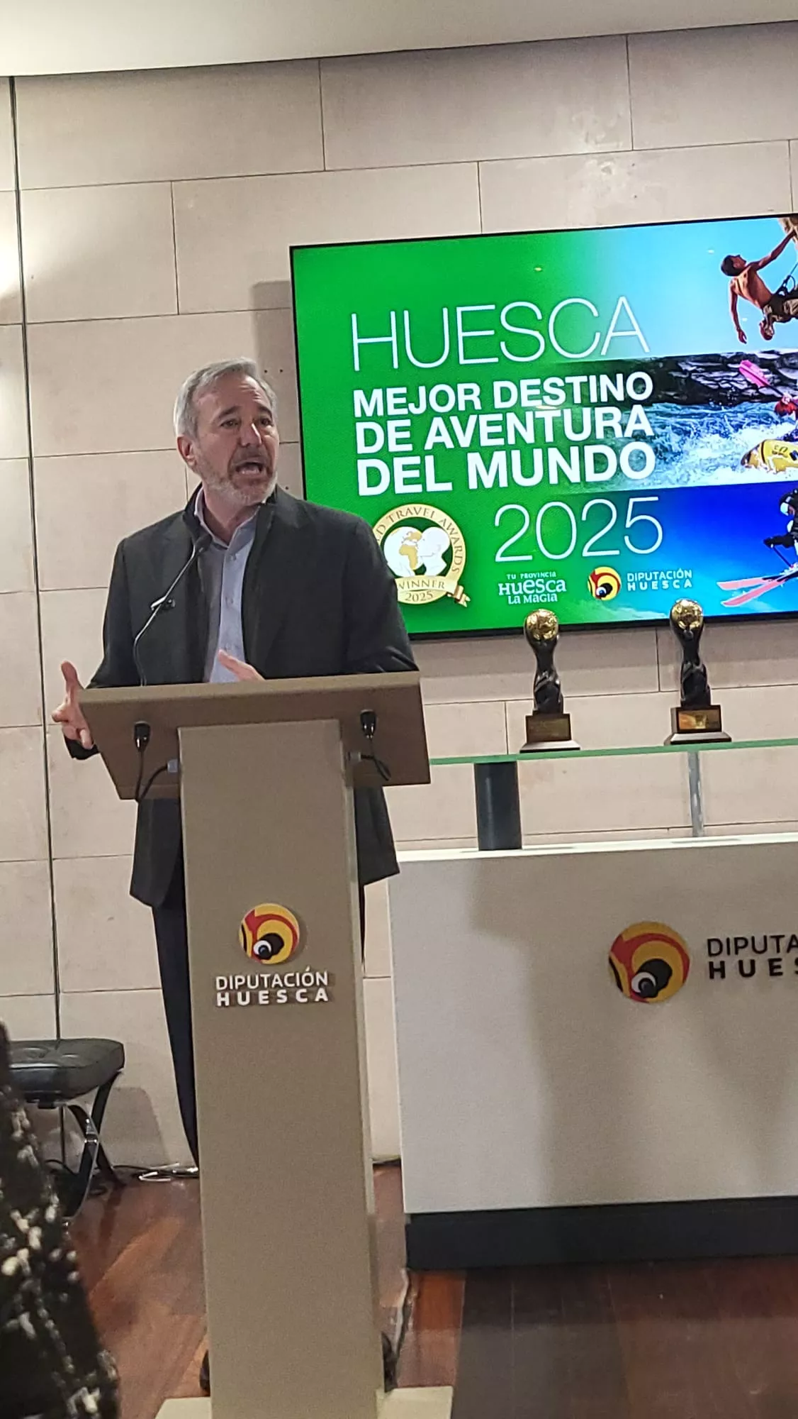 Premio a Mejor Destino de Turismo de Aventura del Mundo para Huesca