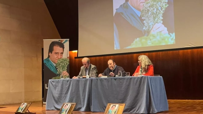 Luis Campo Vidal, Luis Acín y Myriam Martínez. Foto Mercedes Manterola Luis Campo Vidal, Luis Acín y Myriam Martínez. Foto Mercedes Manterola