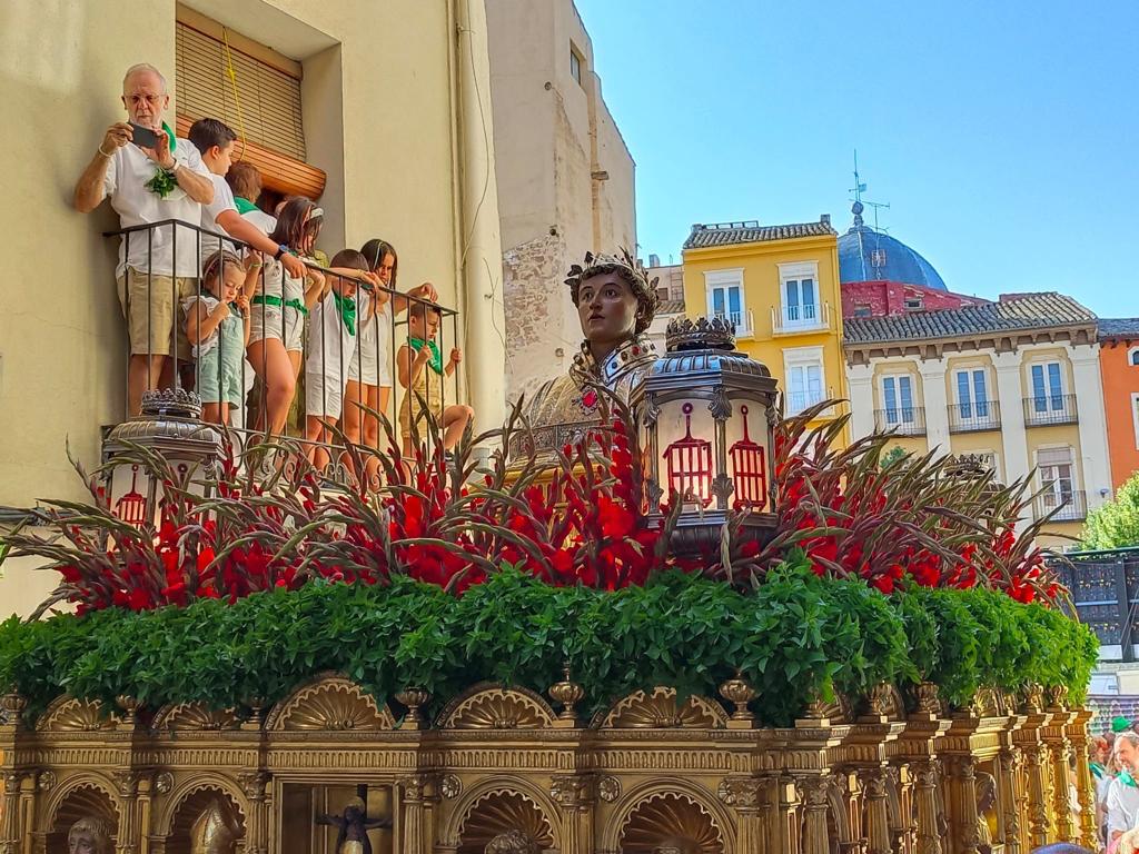 Procesión del 10 de agosto. Foto José Antonio Terrón Procesión del 10 de agosto. Foto José Antonio Terrón