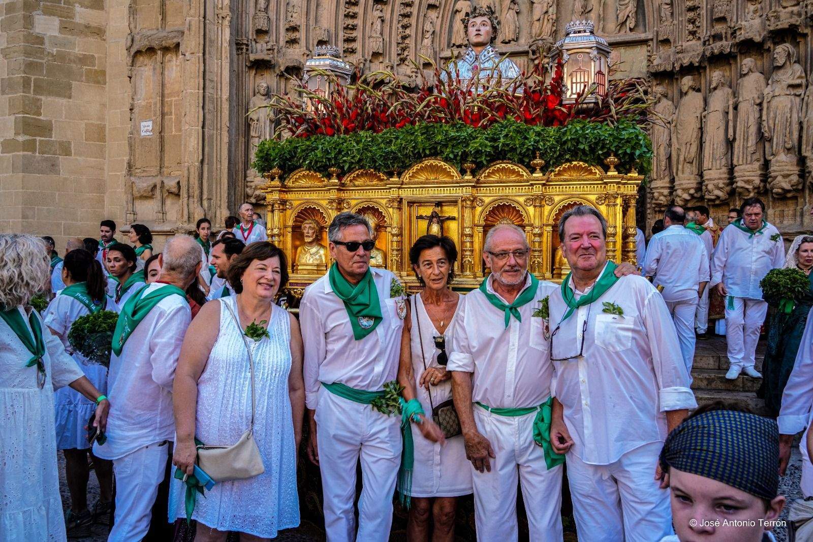 Procesión del 10 de agosto. Foto José Antonio Terrón