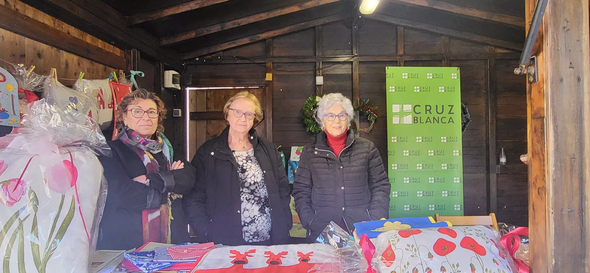 Mercado Solidario navideño de las asociaciones de Huesca. Foto Mercedes Manterola