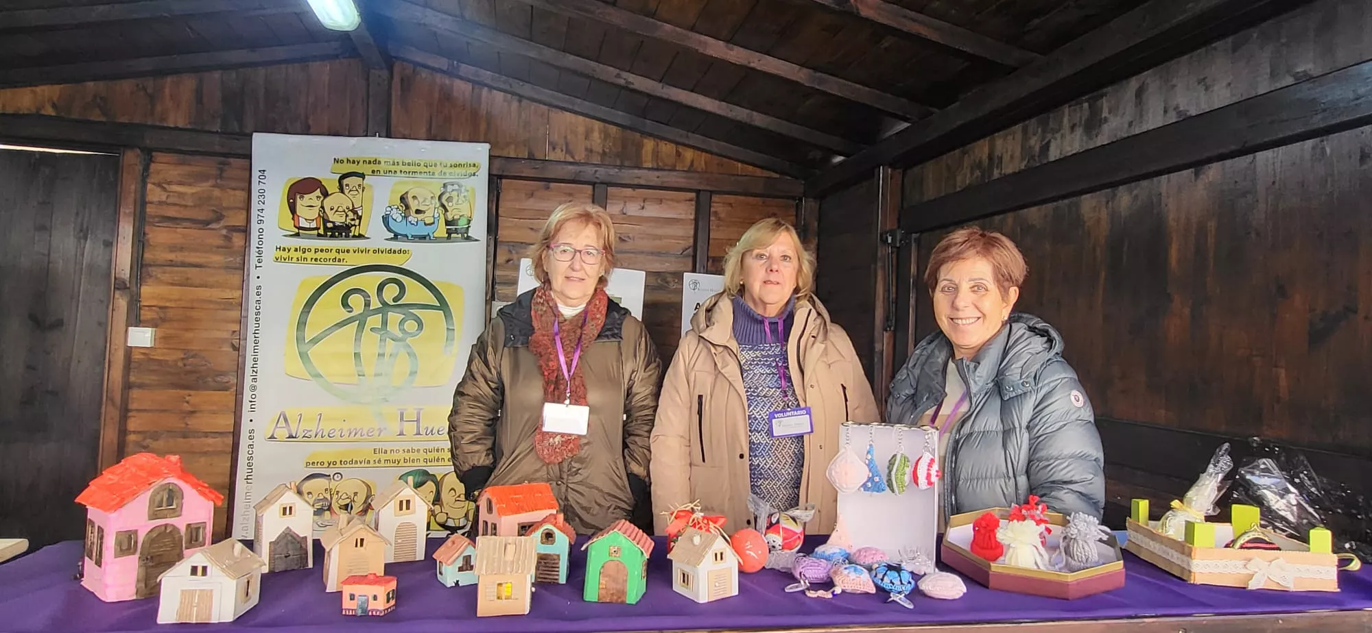 Mercado Solidario navideño de las asociaciones de Huesca. Foto Mercedes Manterola