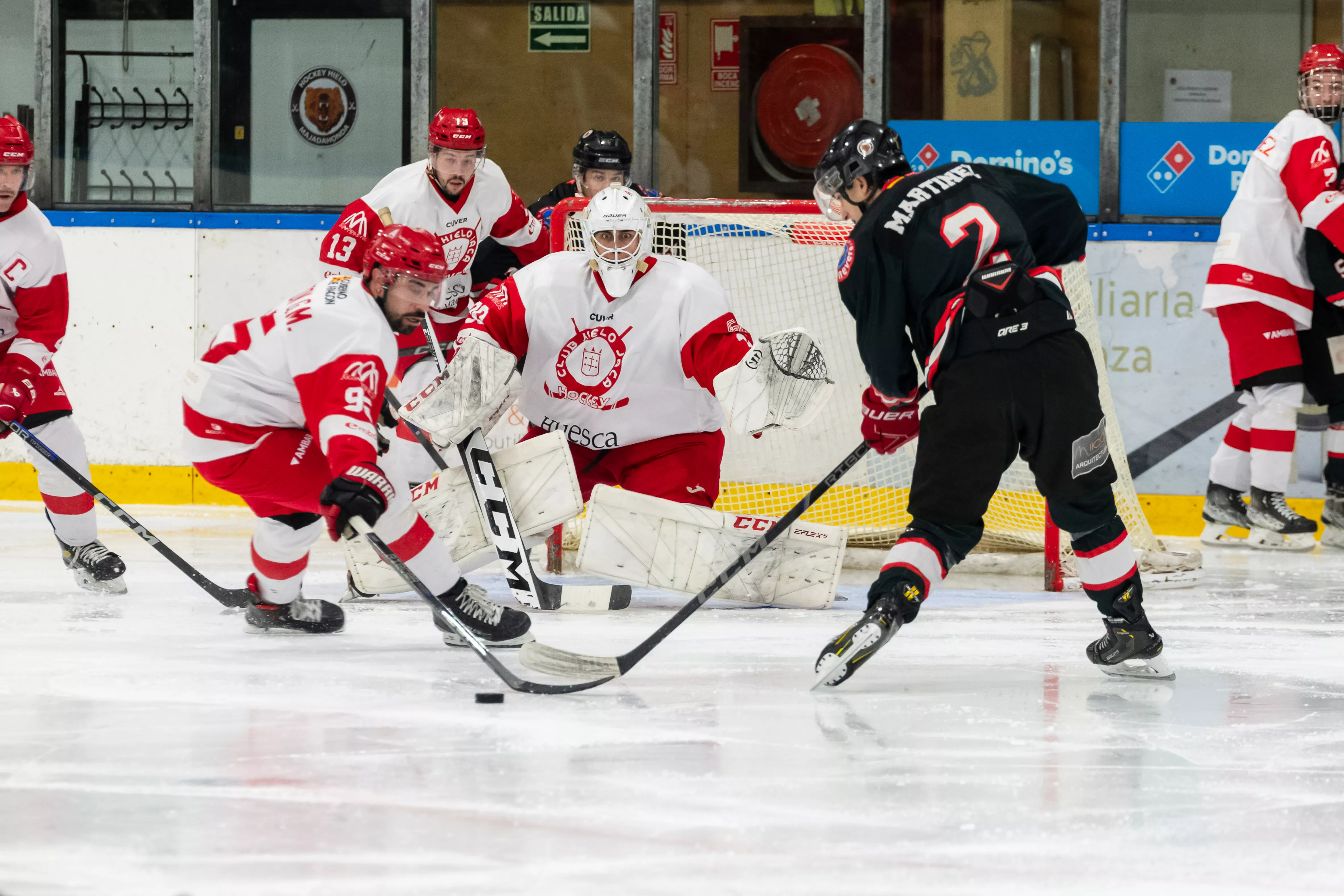 El CH Jaca hizo un gran partido. Foto: COMUNICACION HH MAJADAHONDA