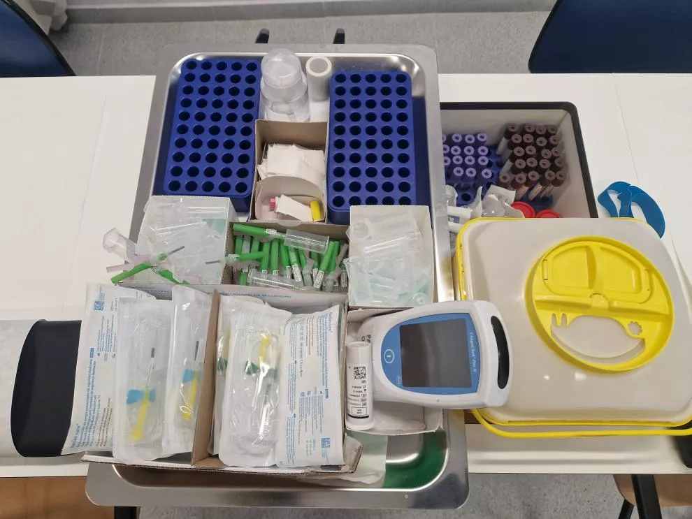 Material para la vacunación de la gripe