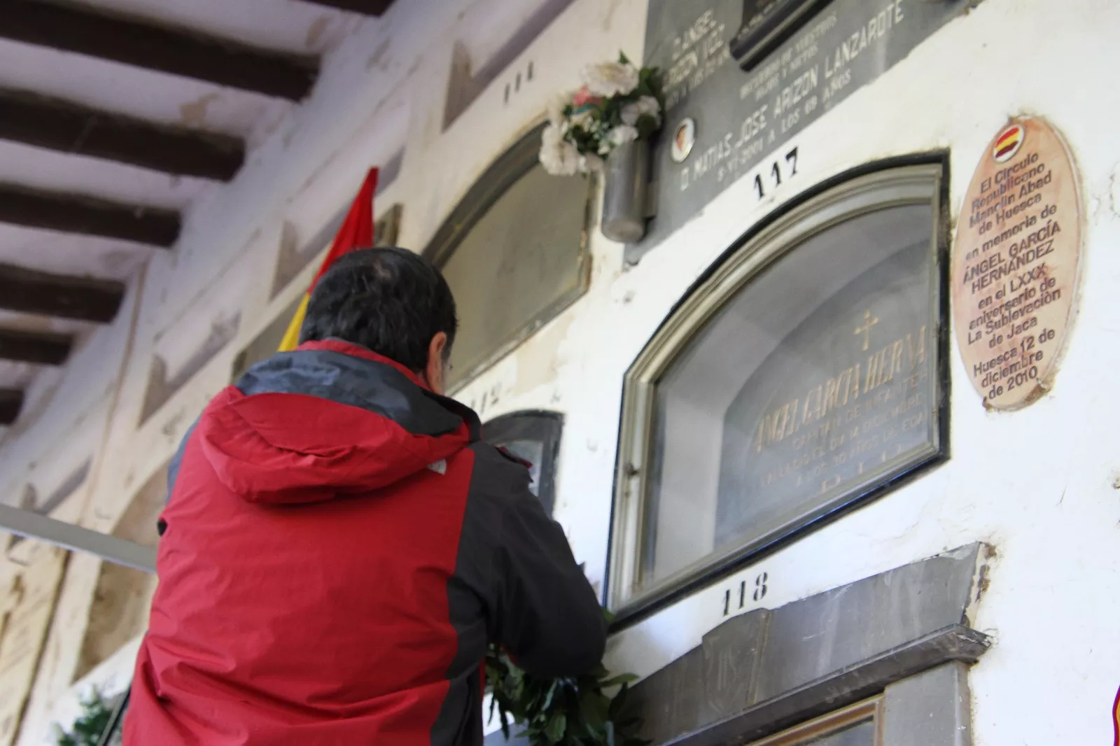 El CRMAHU y CCOO conmemoran el aniversario de la Sublevación de Jaca. Foto Carlos Neofato