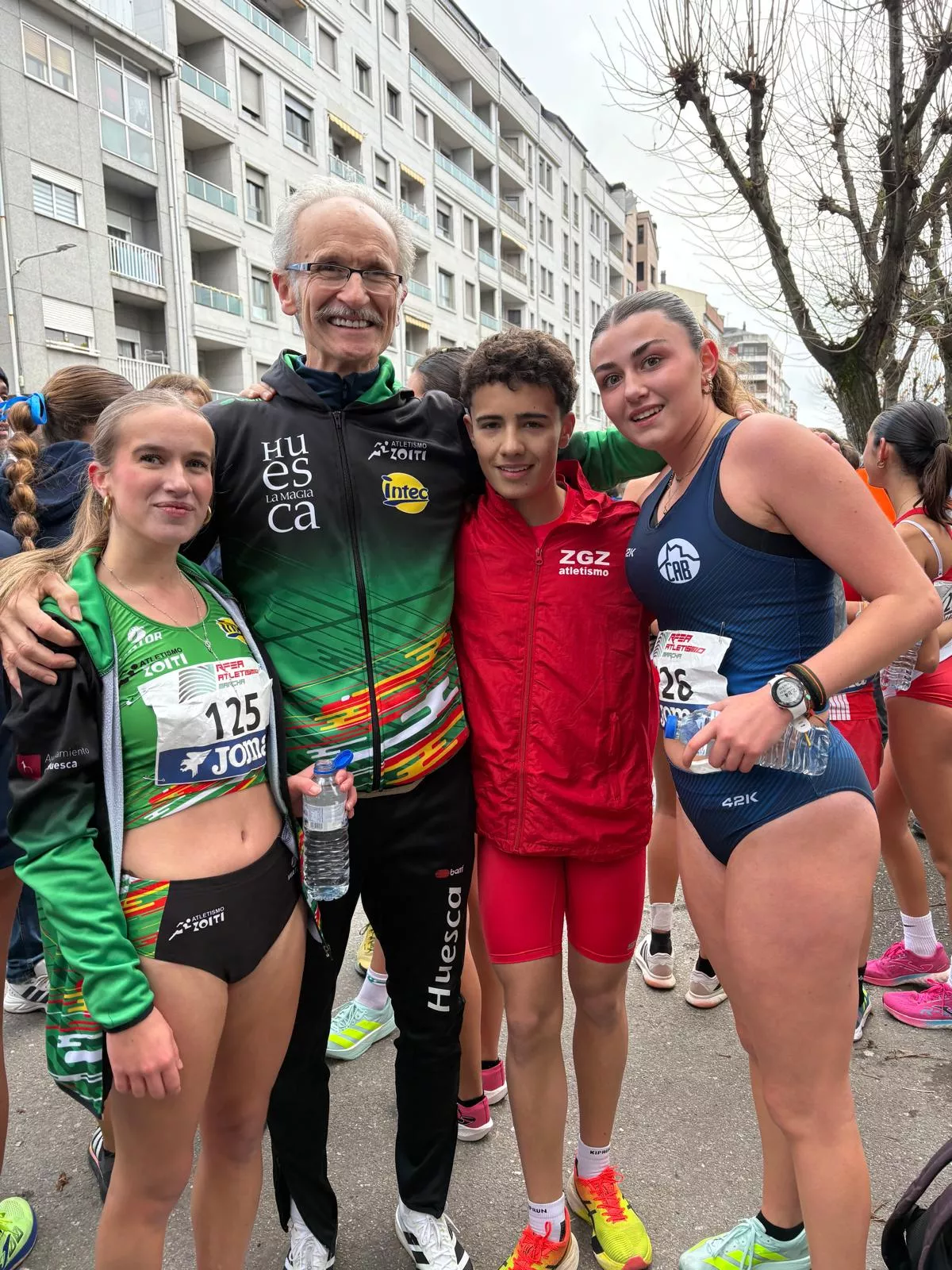 Ruata con Greta Jarne, Pablo Salinas y Natalia Lleyda. Ruata con Greta Jarne, Pablo Salinas y Natalia Lleyda.