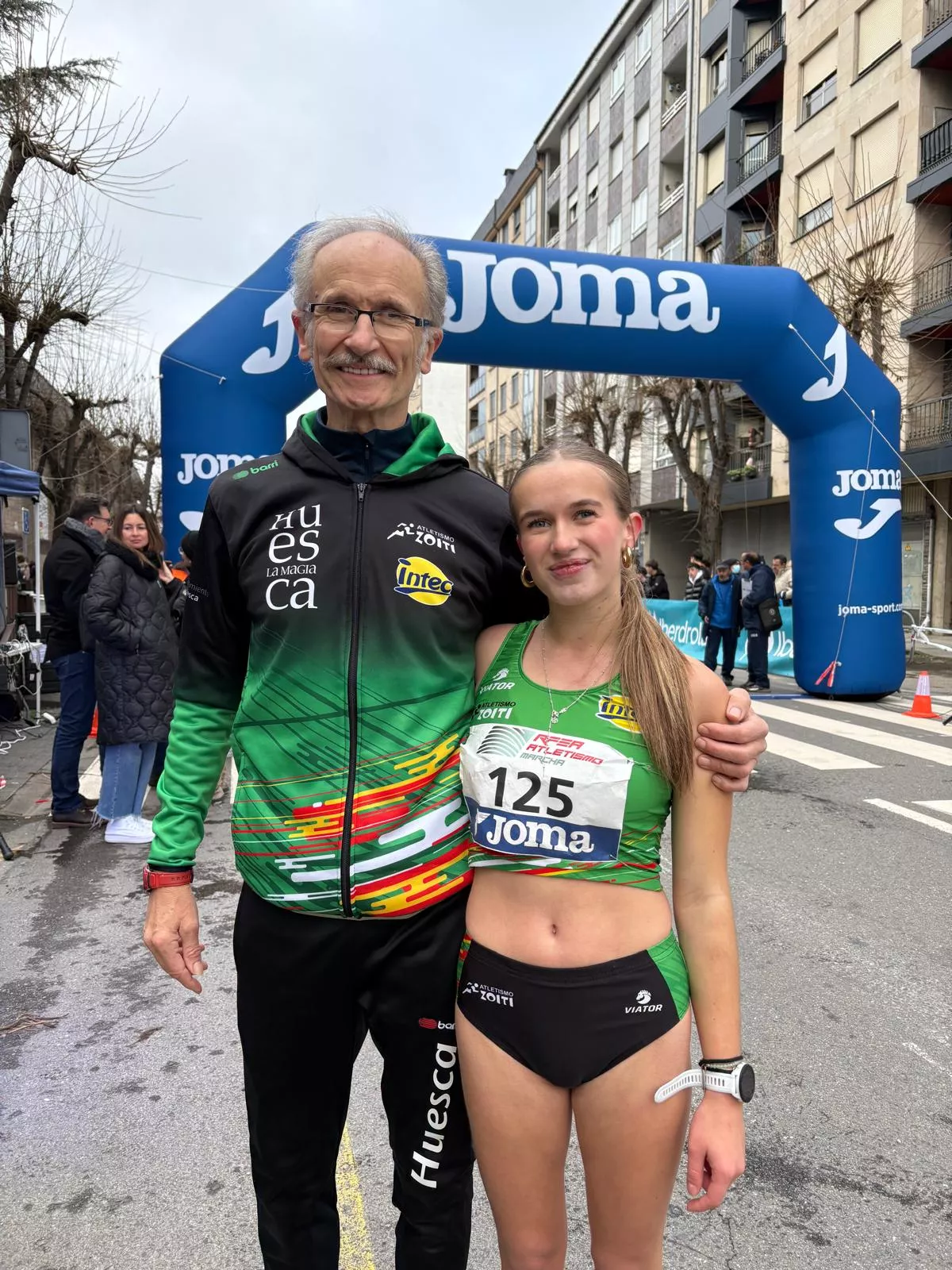 Angel Ruata con Greta Jarne