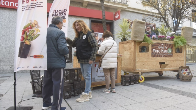 La Marroneta en la plaza Concepción Arenal. La Marroneta en la plaza Concepción Arenal.