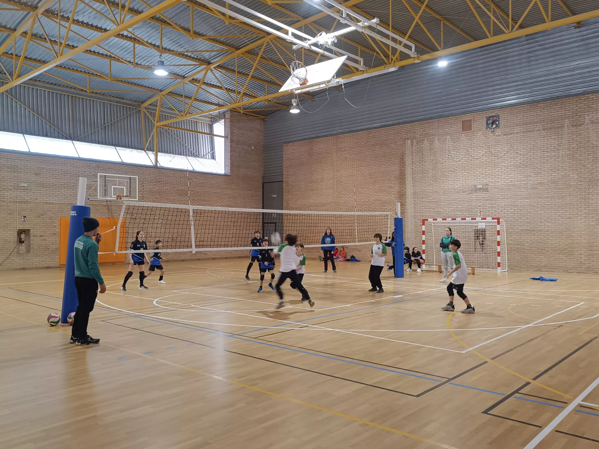 Partido de alevines.