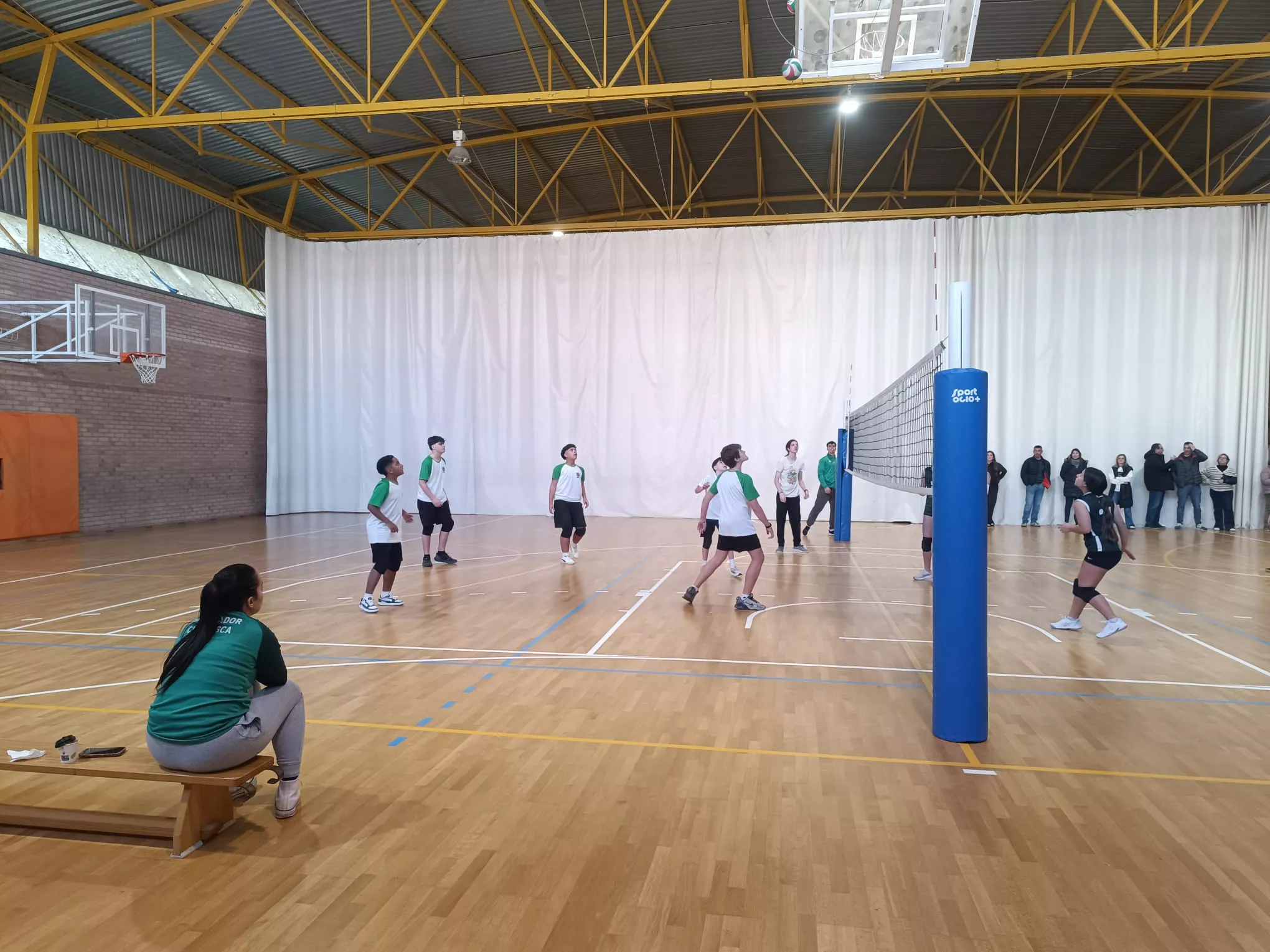 Partido cadete masculino.