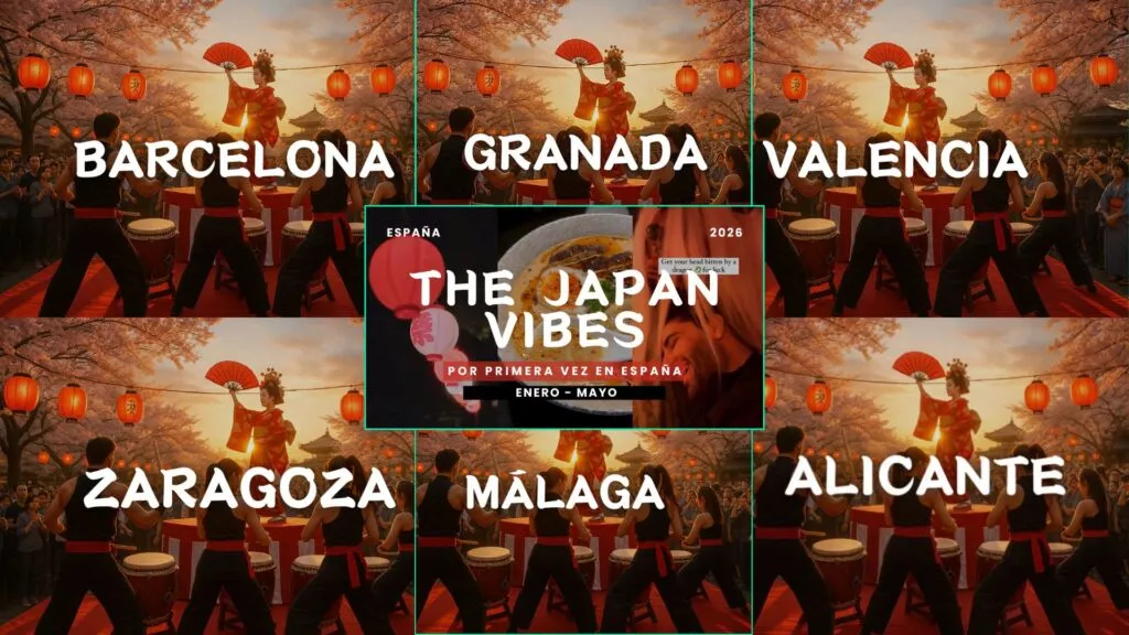 Anuncio del festival inexistente 'The Japan Vibes'.
