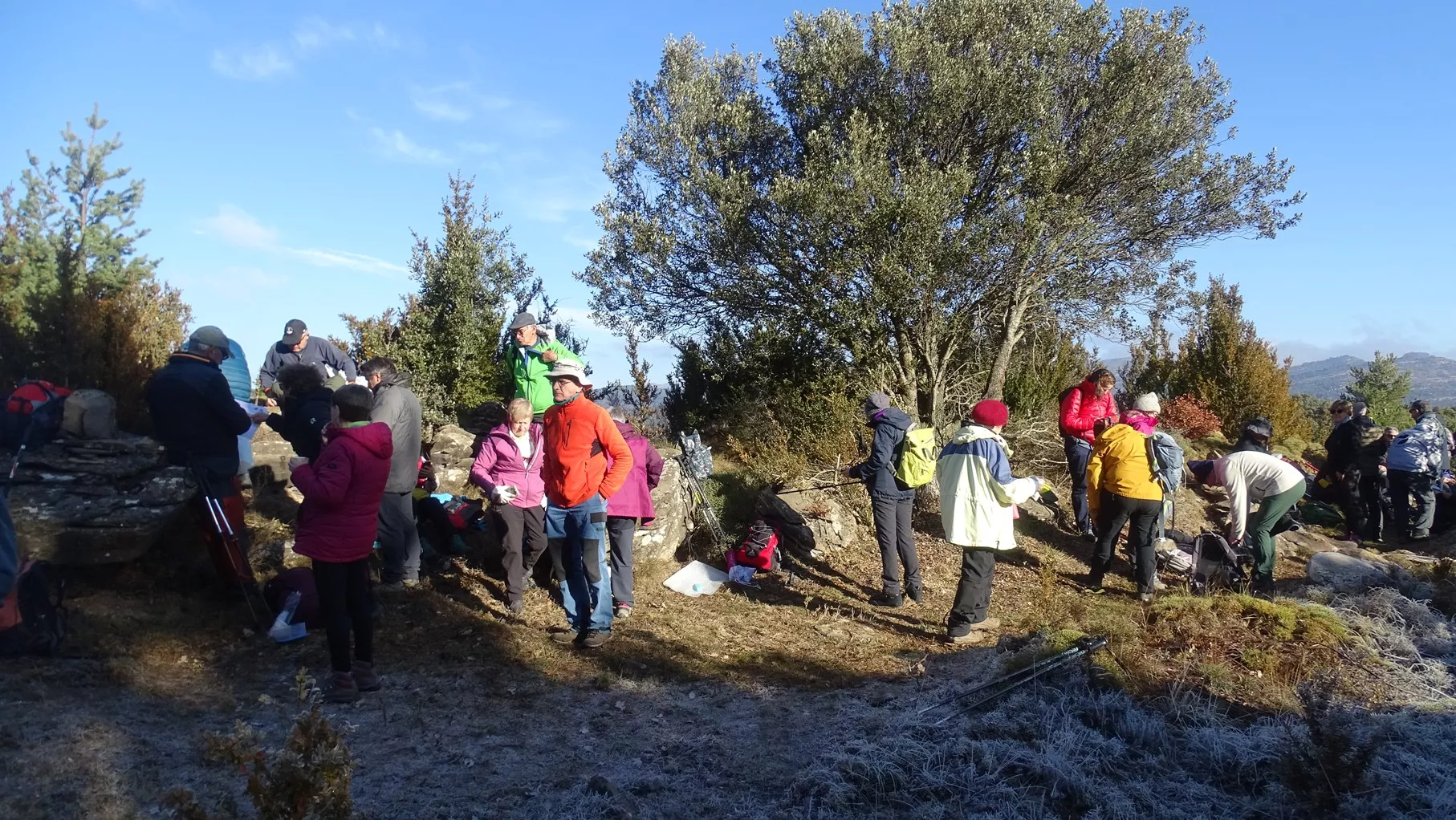 Almorzando. Foto Alfredo Zazo