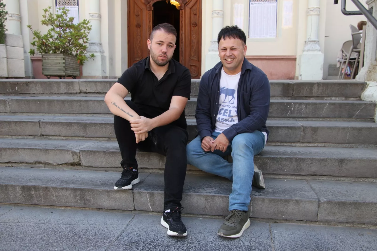 Carlos Migliaccio Burgueño y Óscar Sipán. Foto Carlos Neofato