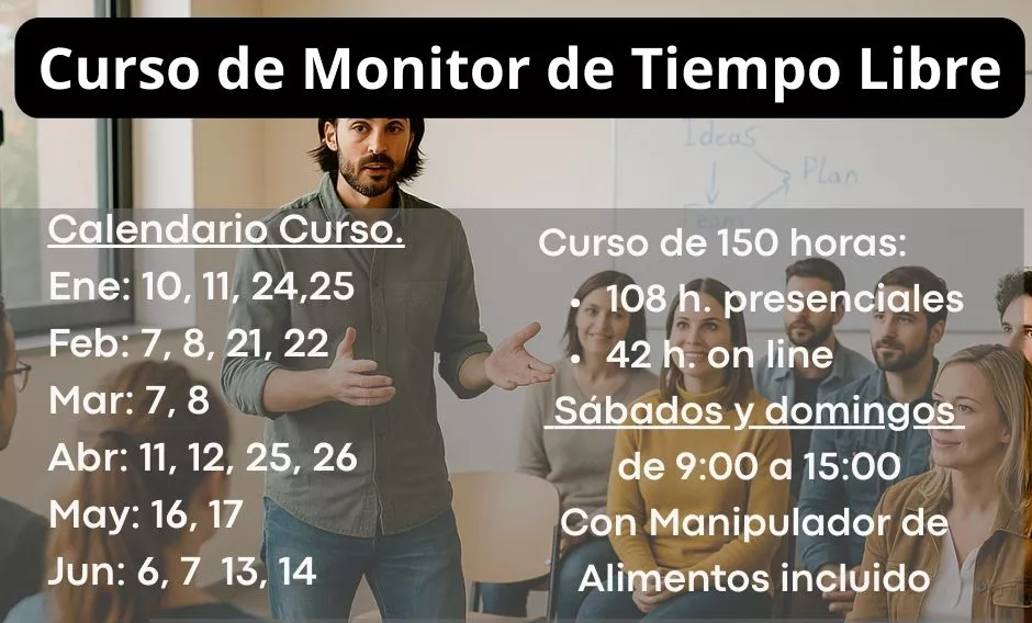 Curso de monitor de tiempo libre en Barbastro.