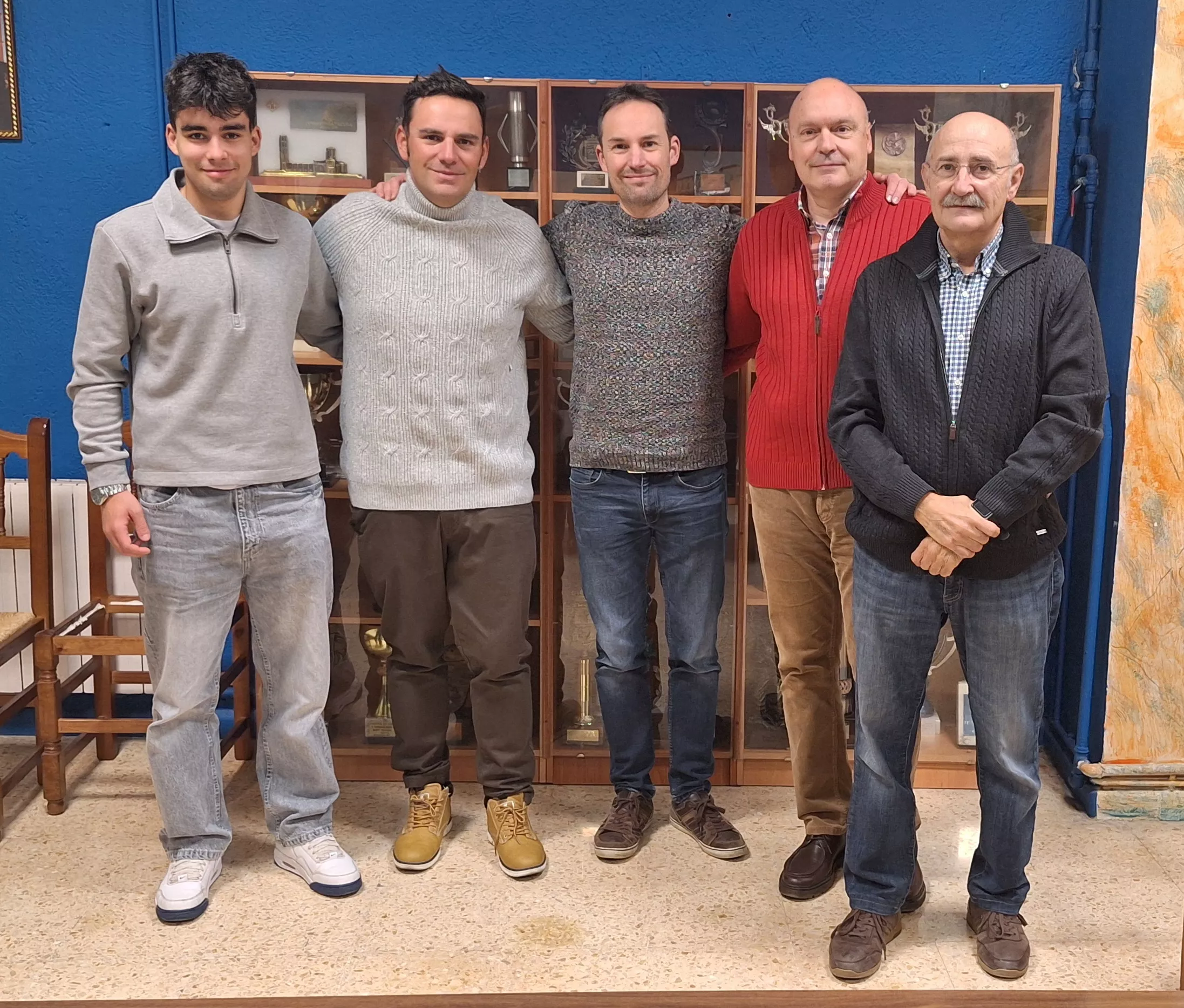 Algunos de los galardonados.