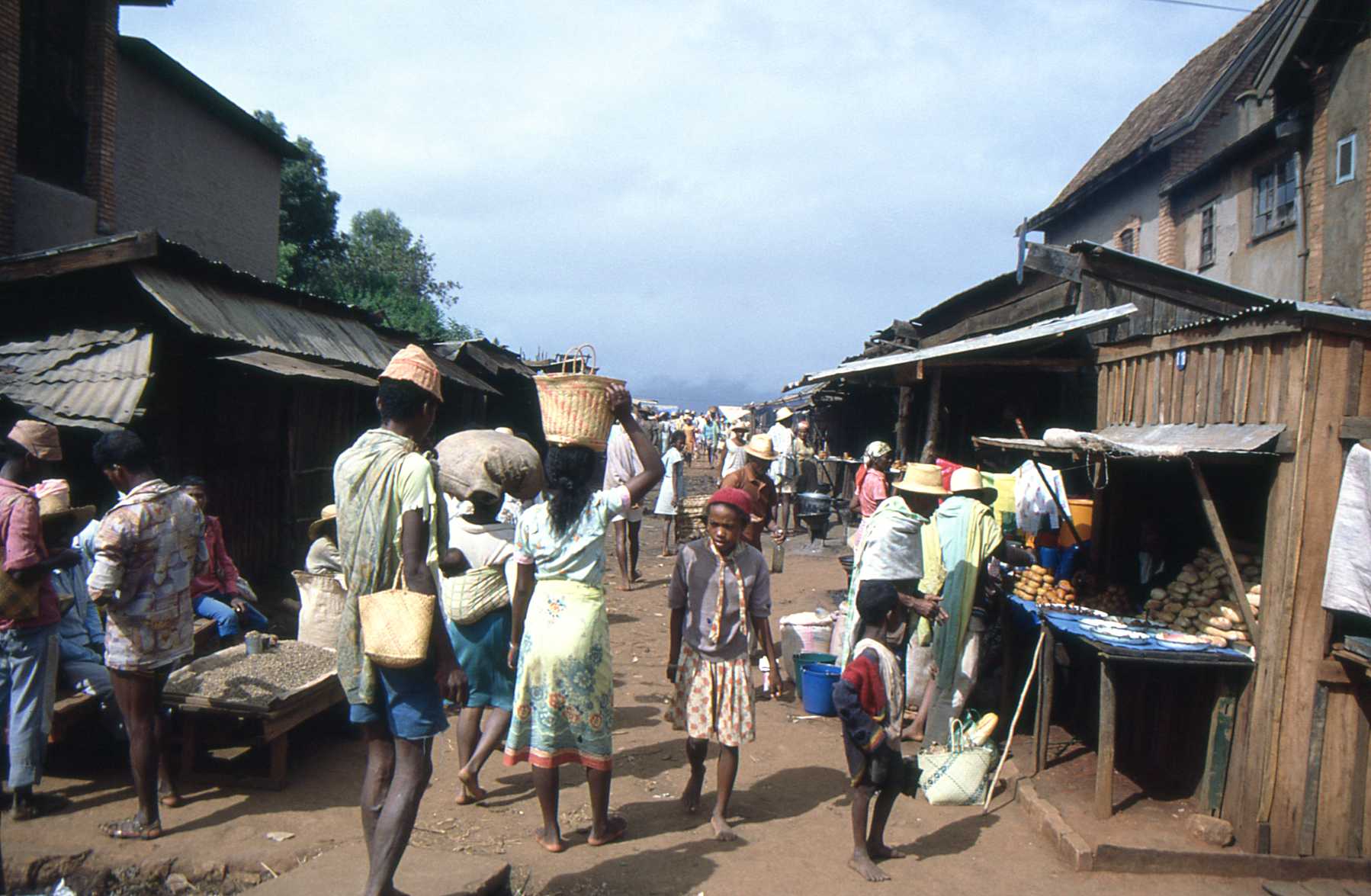 Mercado de Ambositra, en Madagascar