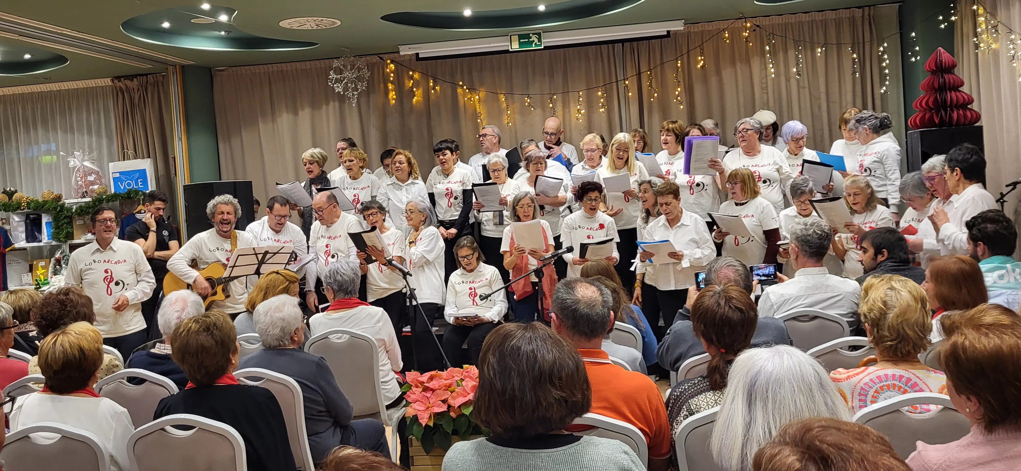 Fiesta de Navidad Solidaria de Cáritas Diocesana de Huesca. Foto Mercedes Manterola