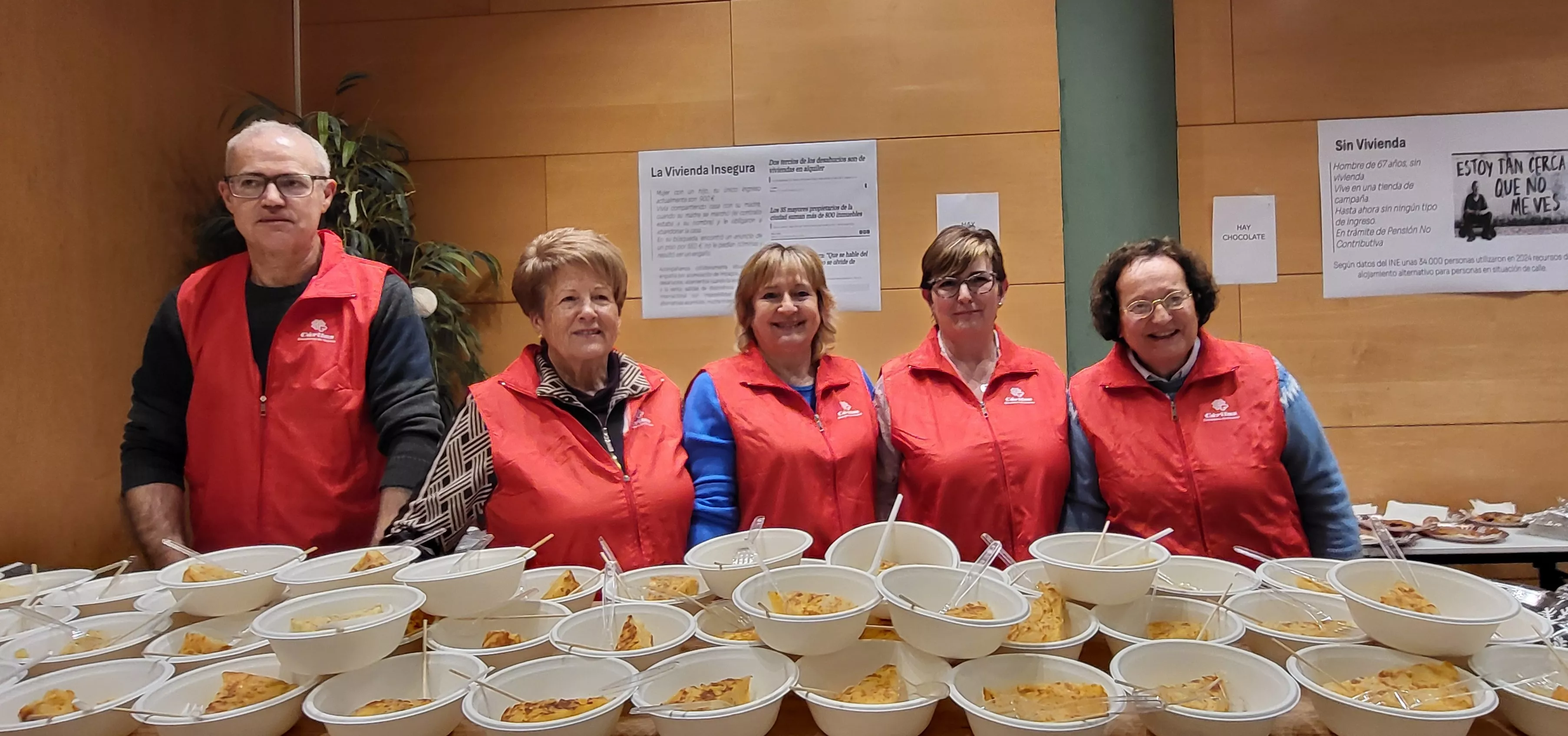 Fiesta de Navidad Solidaria de Cáritas Diocesana de Huesca. Foto Mercedes Manterola