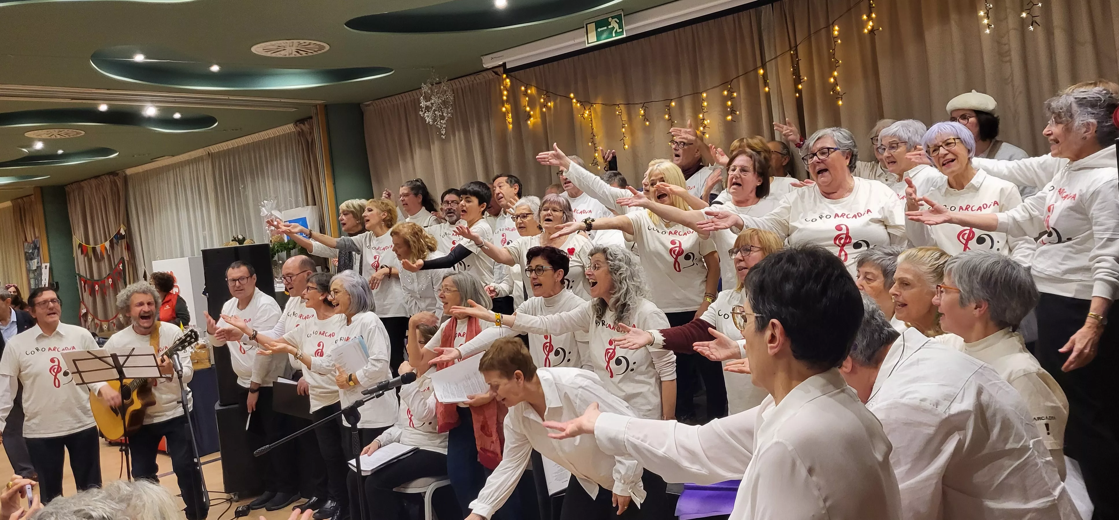 Fiesta de Navidad Solidaria de Cáritas Diocesana de Huesca. Foto Mercedes Manterola