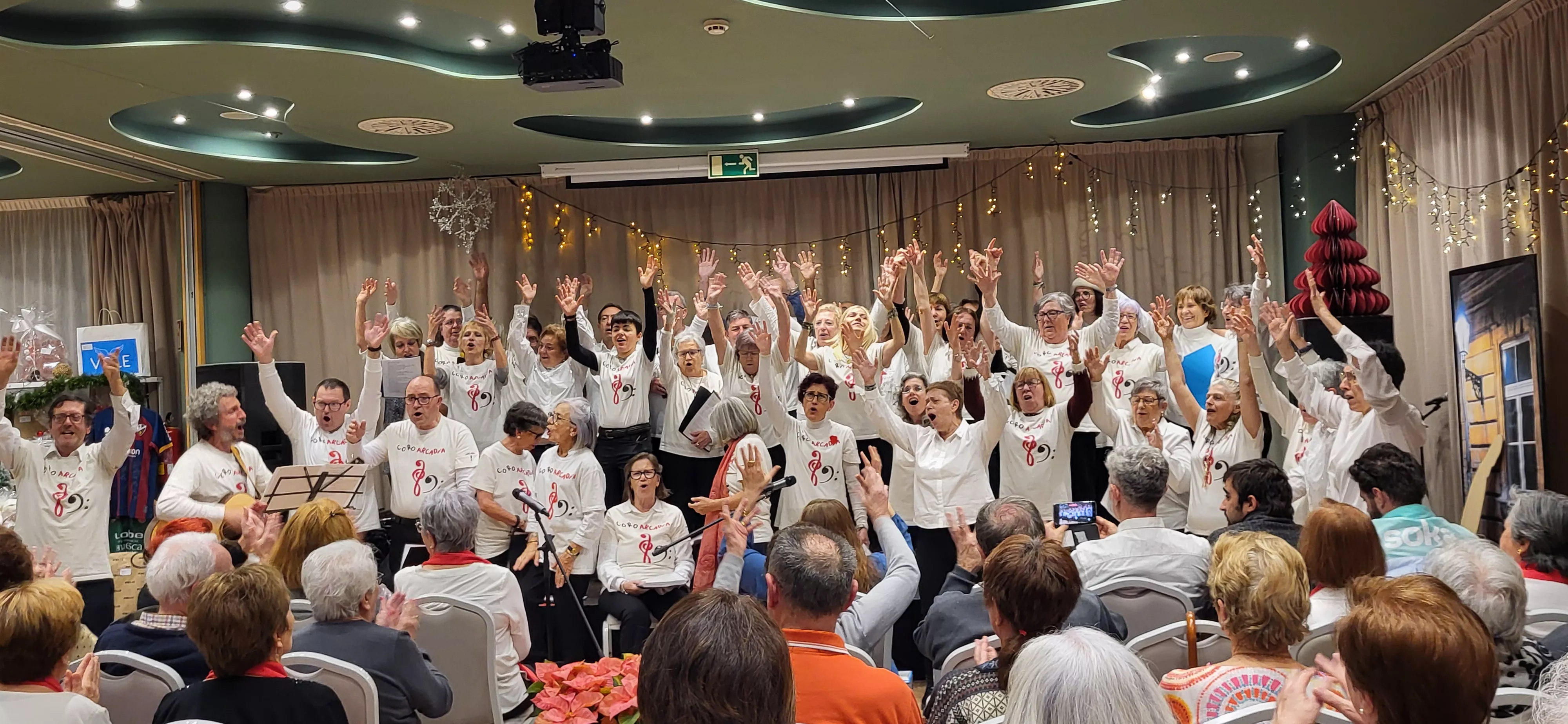 Fiesta de Navidad Solidaria de Cáritas Diocesana de Huesca. Foto Mercedes Manterola