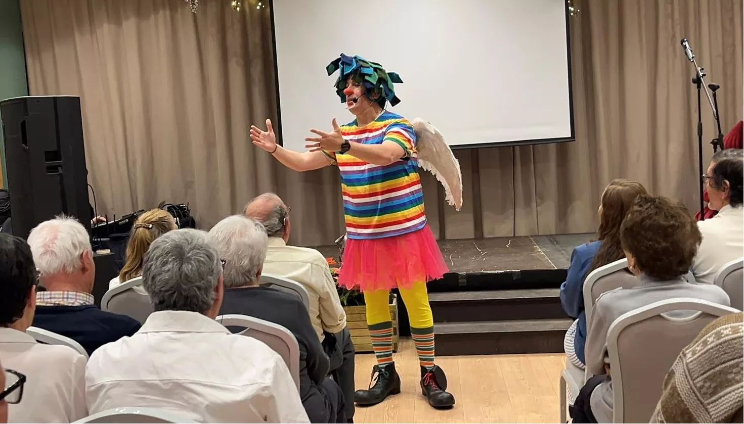 Fiesta de Navidad Solidaria de Cáritas Diocesana de Huesca. Foto Mercedes Manterola