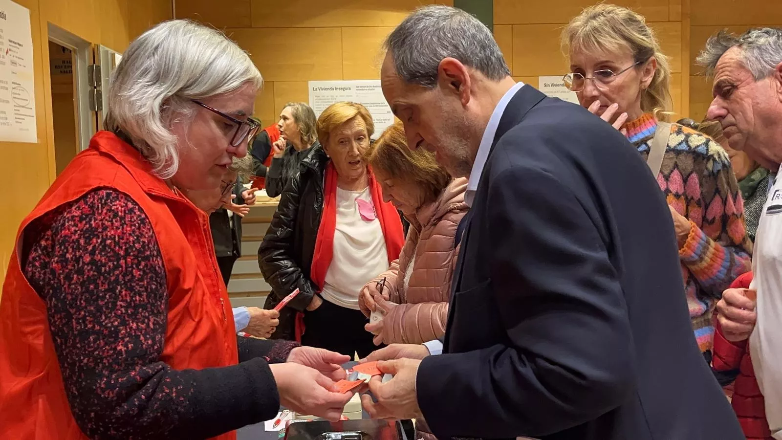 Fiesta de Navidad Solidaria de Cáritas Diocesana de Huesca. Foto Mercedes Manterola