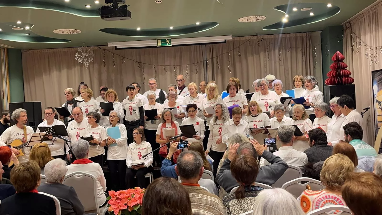 Fiesta de Navidad Solidaria de Cáritas Diocesana de Huesca. Foto Mercedes Manterola