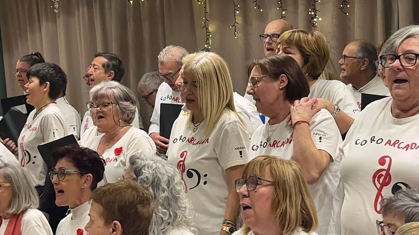 Fiesta de Navidad Solidaria de Cáritas Diocesana de Huesca. Foto Mercedes Manterola