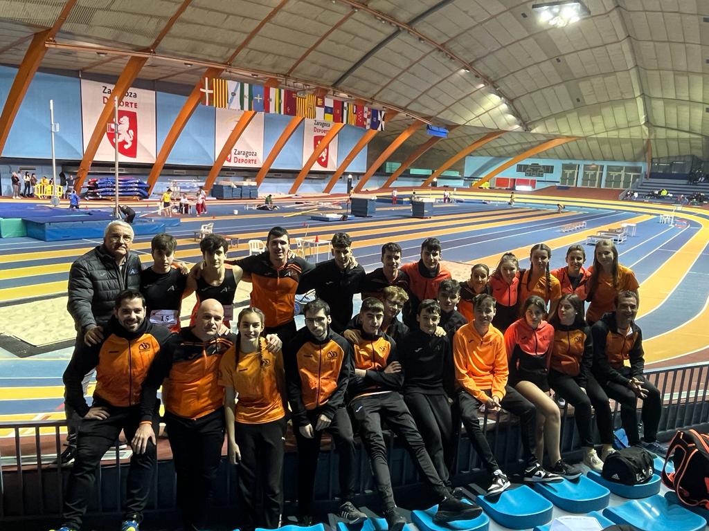 Los dos equipos del CA Fraga Bajo Cinca