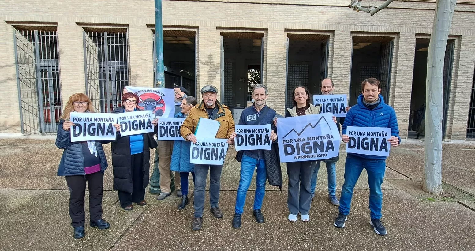 Imagen de archivo de un acto de Pirineo Digno.