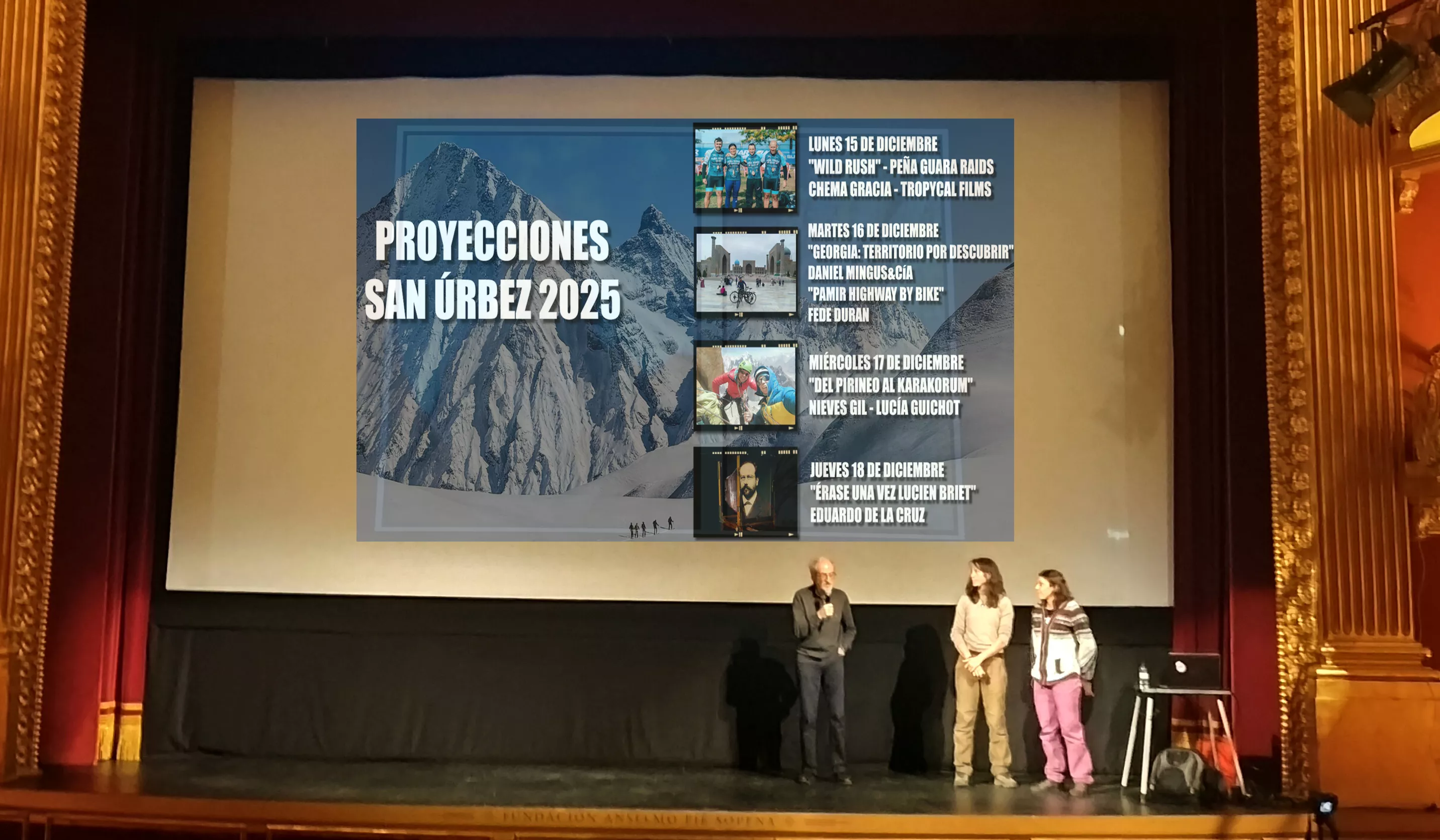 Lorenzo Ortas durante la presentación de la conferencia.