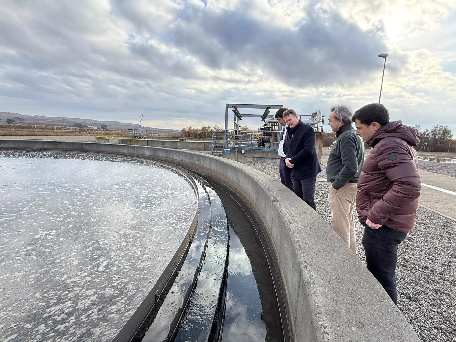 La depuradora de PLFraga entra en funcionamiento pleno tras décadas de problemas.