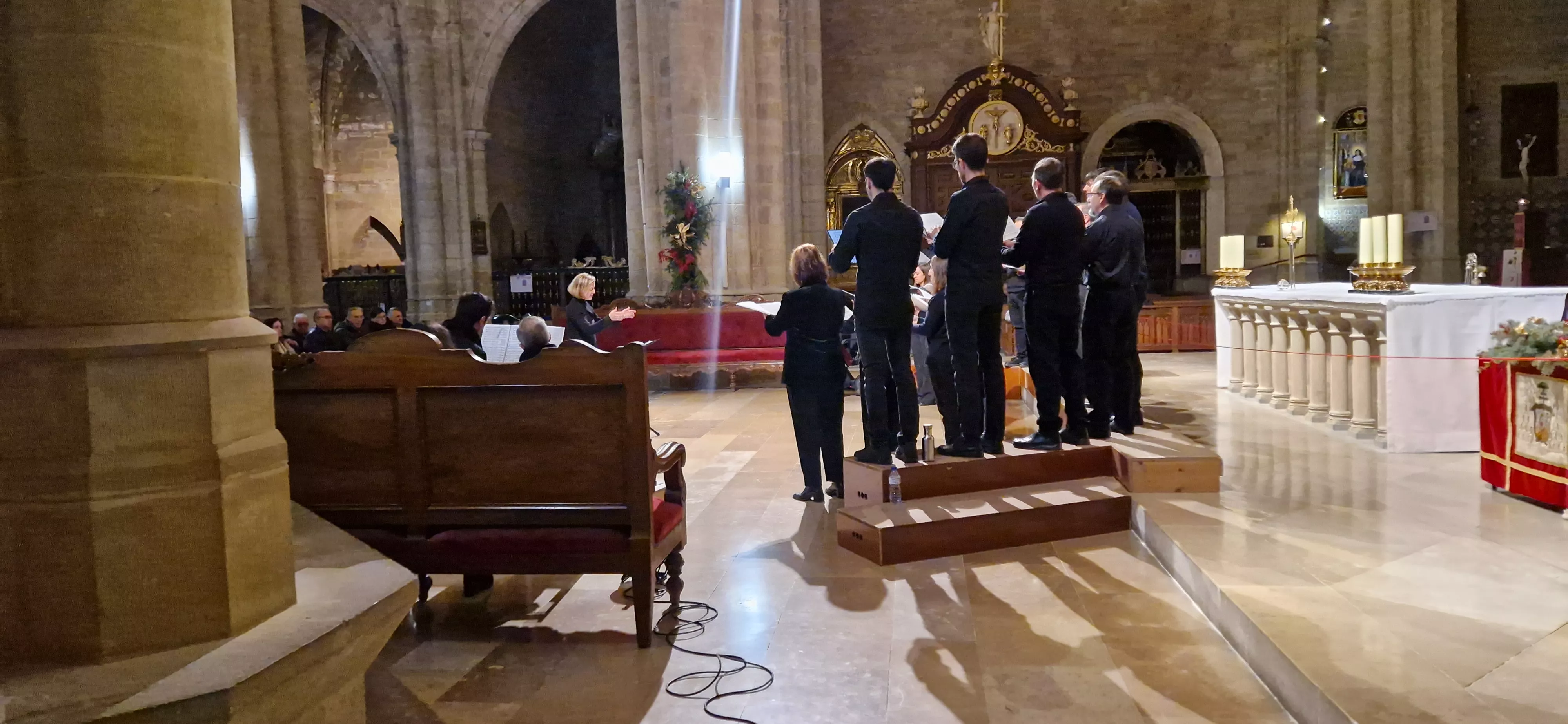 Concierto de Navidad del Campus de Huesca con la Coral Oscense. Foto Myriam Martínez