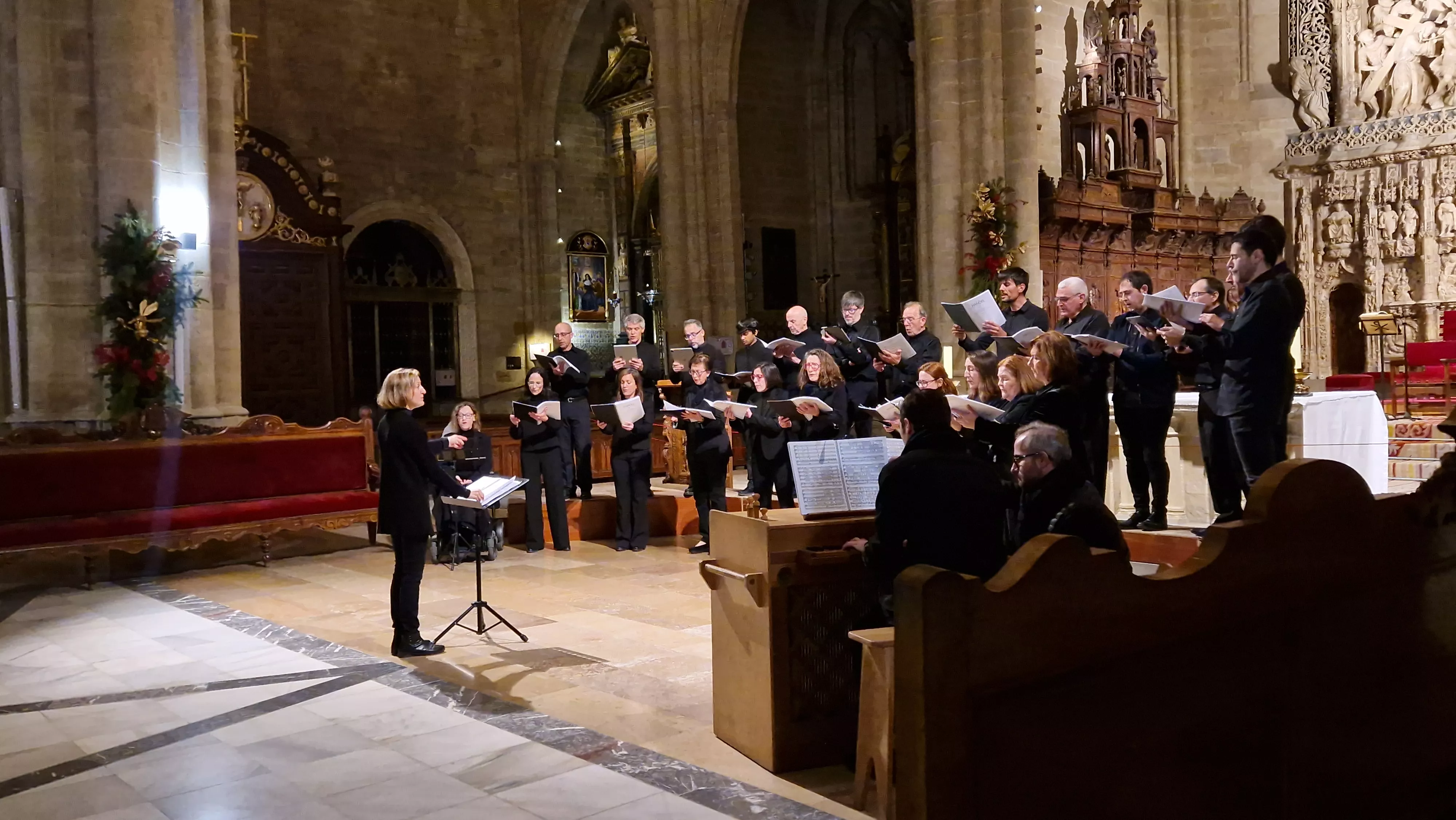 Concierto de Navidad del Campus de Huesca con la Coral Oscense. Foto Myriam Martínez