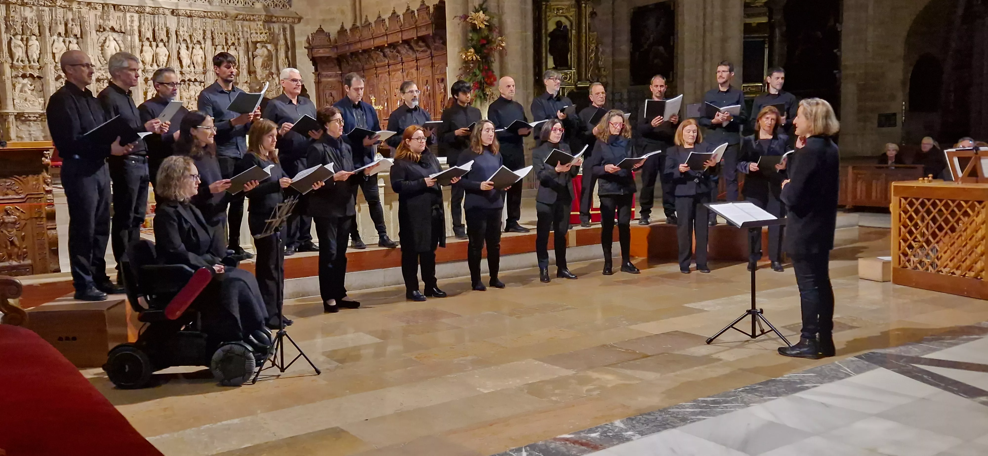 Concierto de Navidad del Campus de Huesca con la Coral Oscense. Foto Myriam Martínez