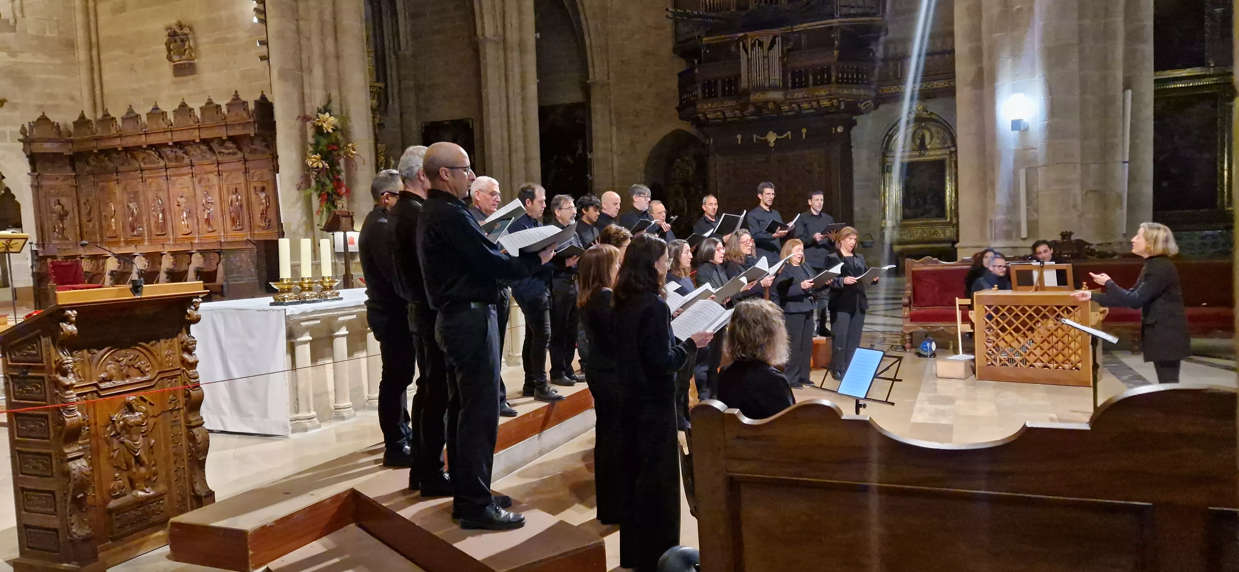 Concierto de Navidad del Campus de Huesca con la Coral Oscense. Foto Myriam Martínez