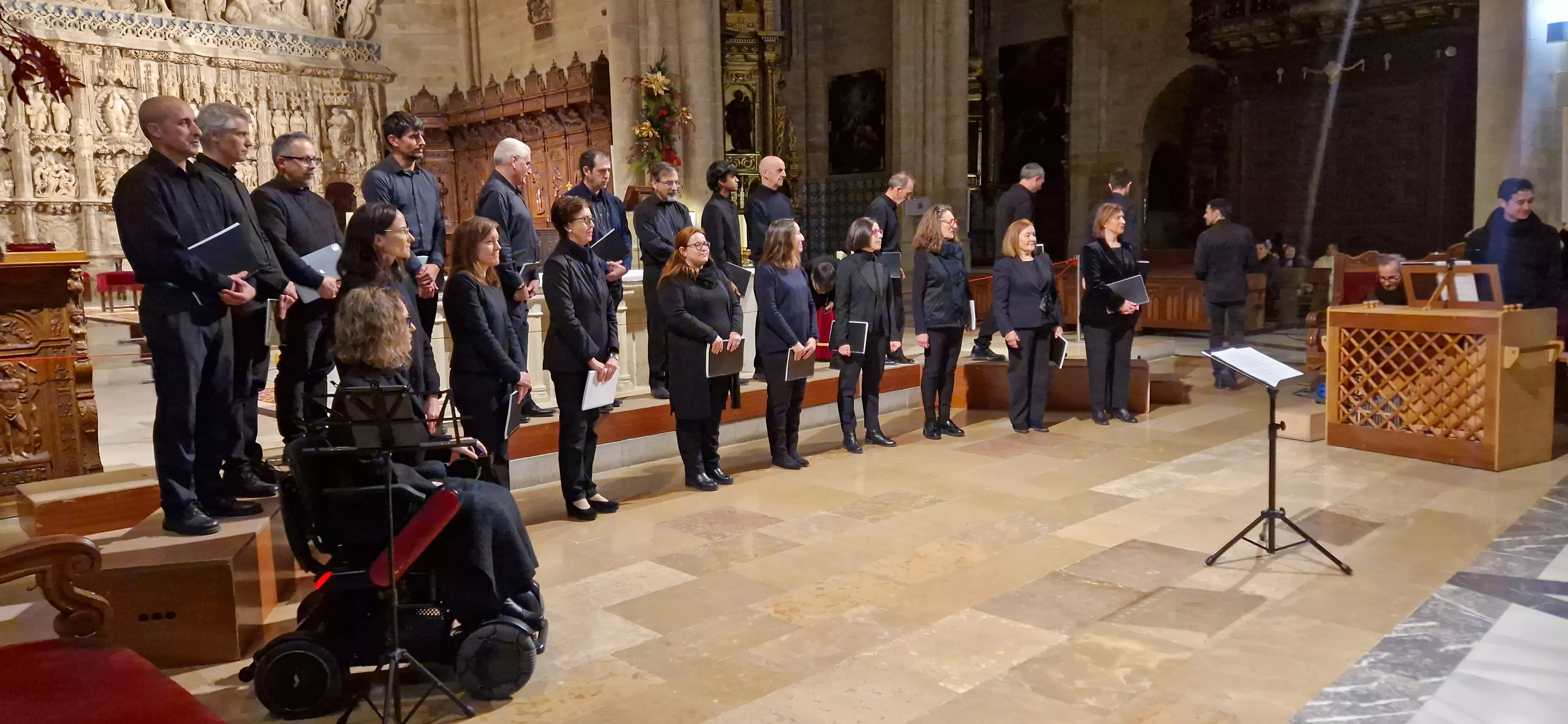 Concierto de Navidad del Campus de Huesca con la Coral Oscense. Foto Myriam Martínez