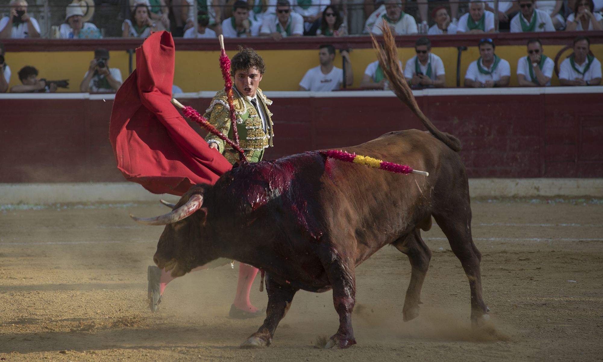 Isiegas, en la primera corrida de la feria. Foto Jacques Valat
