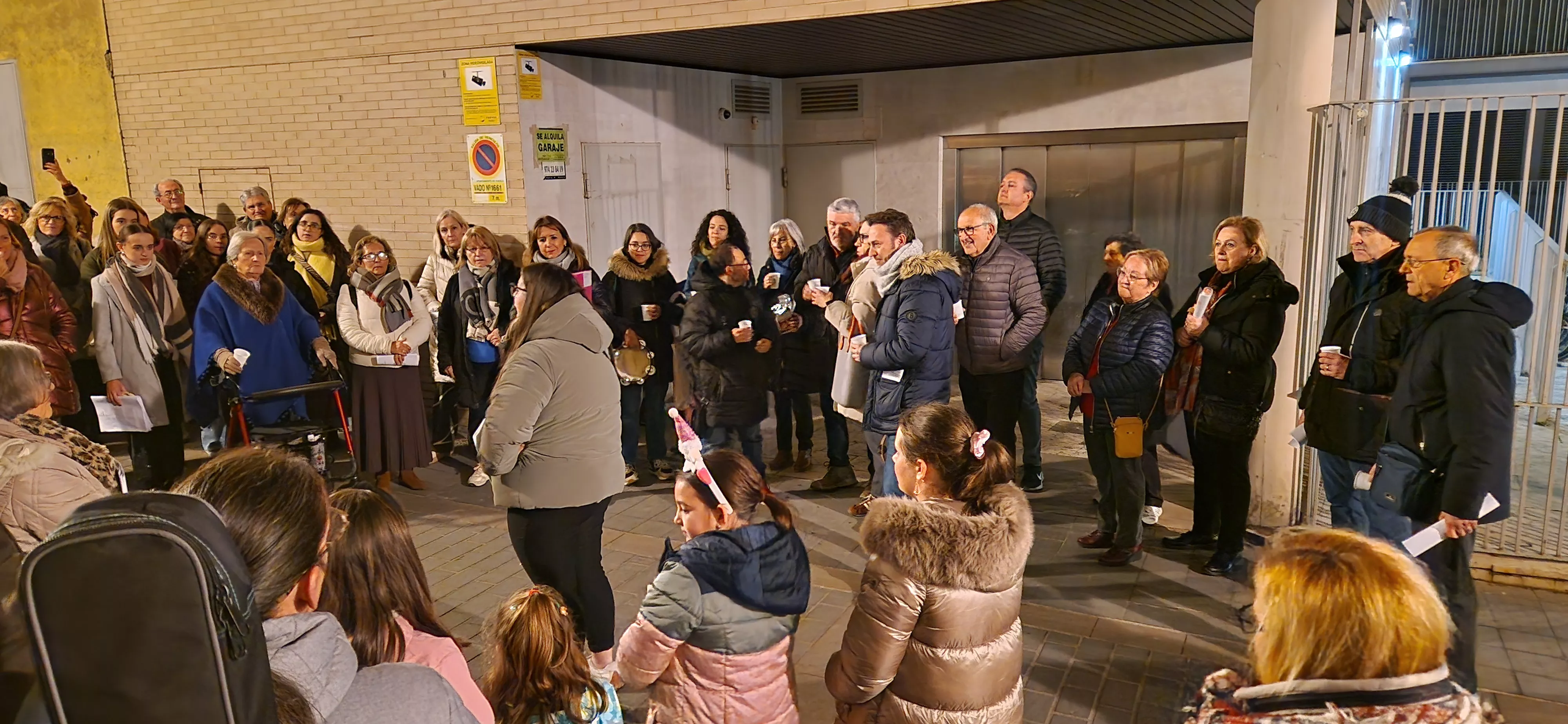Inauguración del Belén de La Malena. Foto Myriam Martínez
